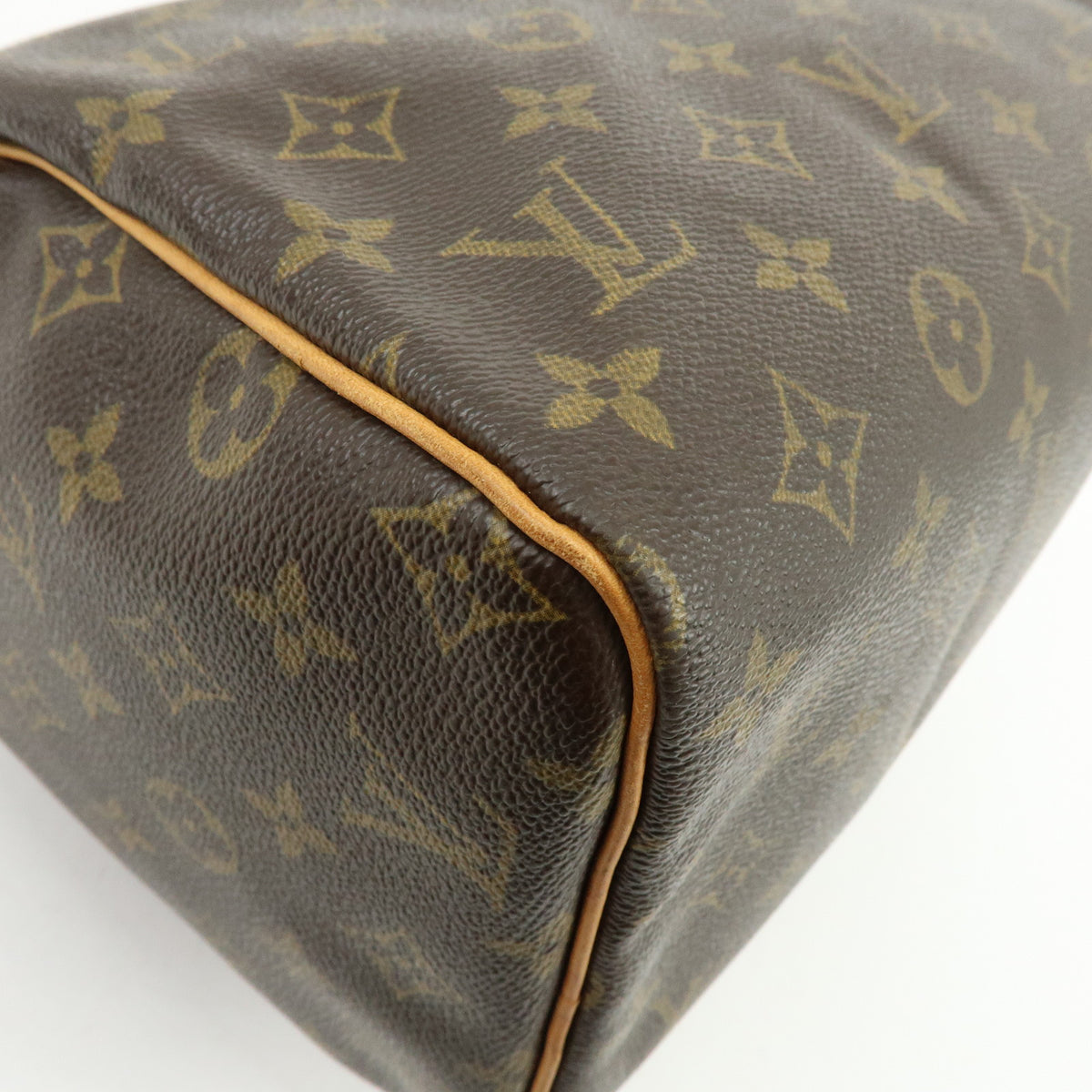 Louis Vuitton Monogram Speedy 30 Boston Bag Hand Bag Brown M41526