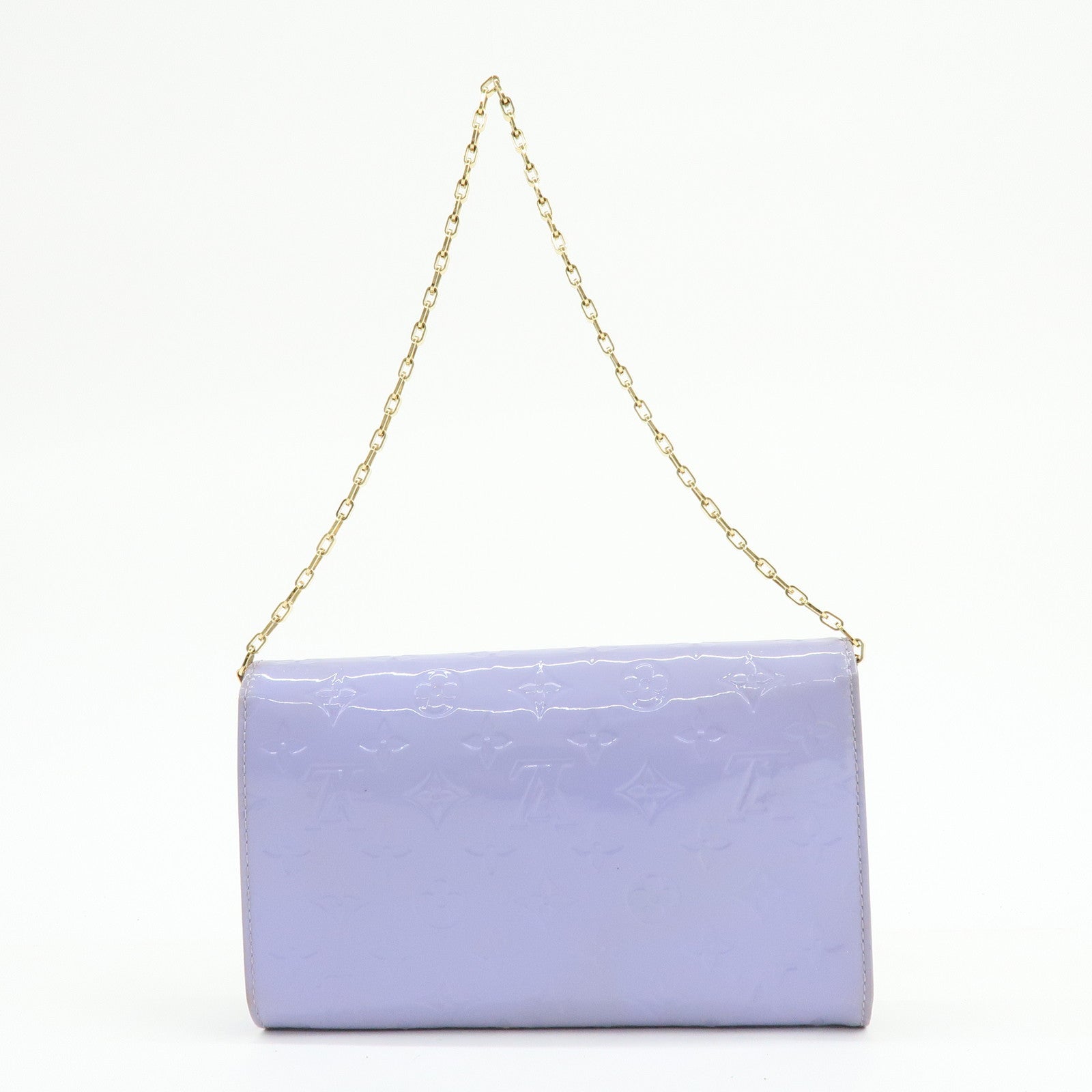 Louis Vuitton Monogram Vernis Ana Chain Shoulder Bag Clutch Bag M90115