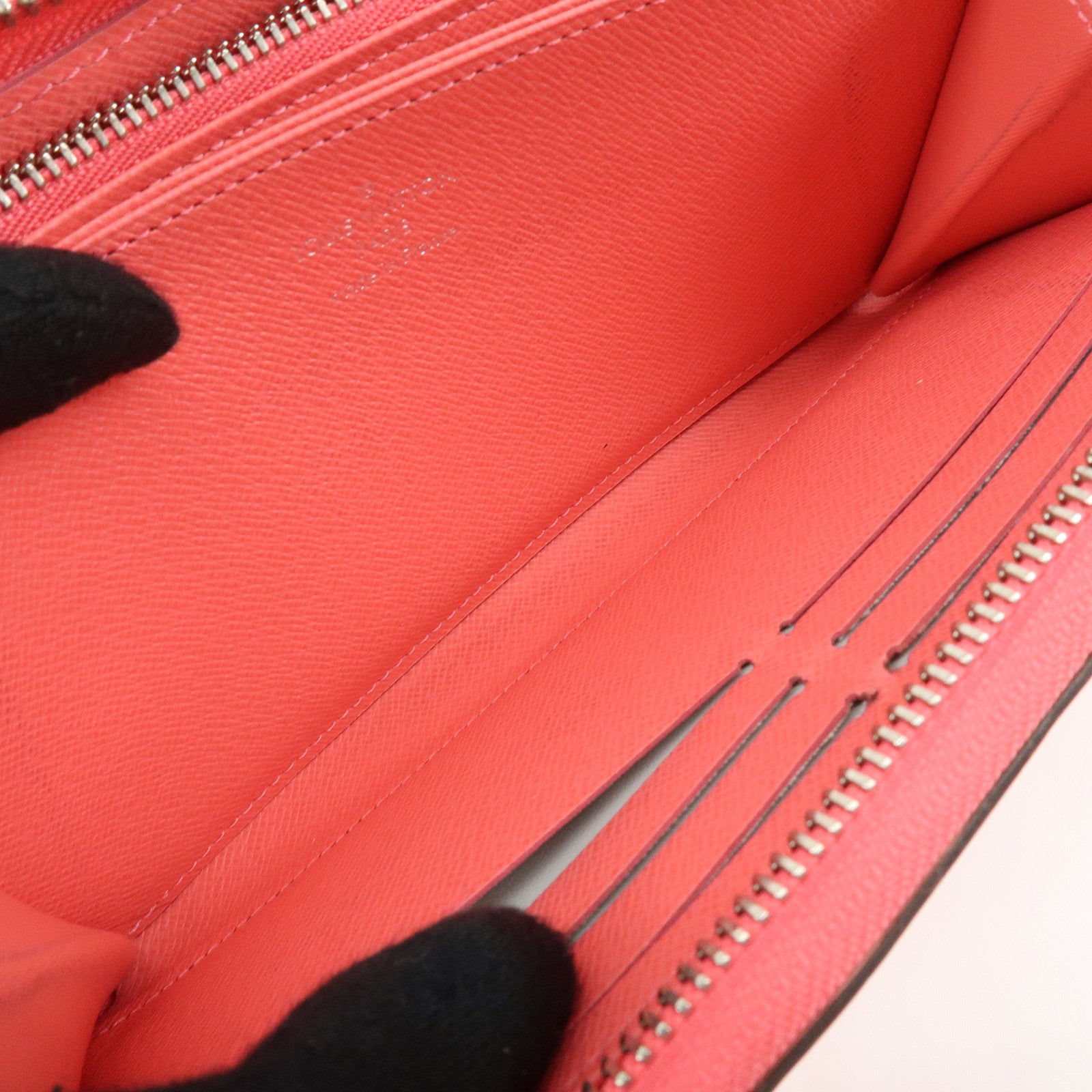 Louis Vuitton Epi Leather Zippy Long Wallet Corail M60663