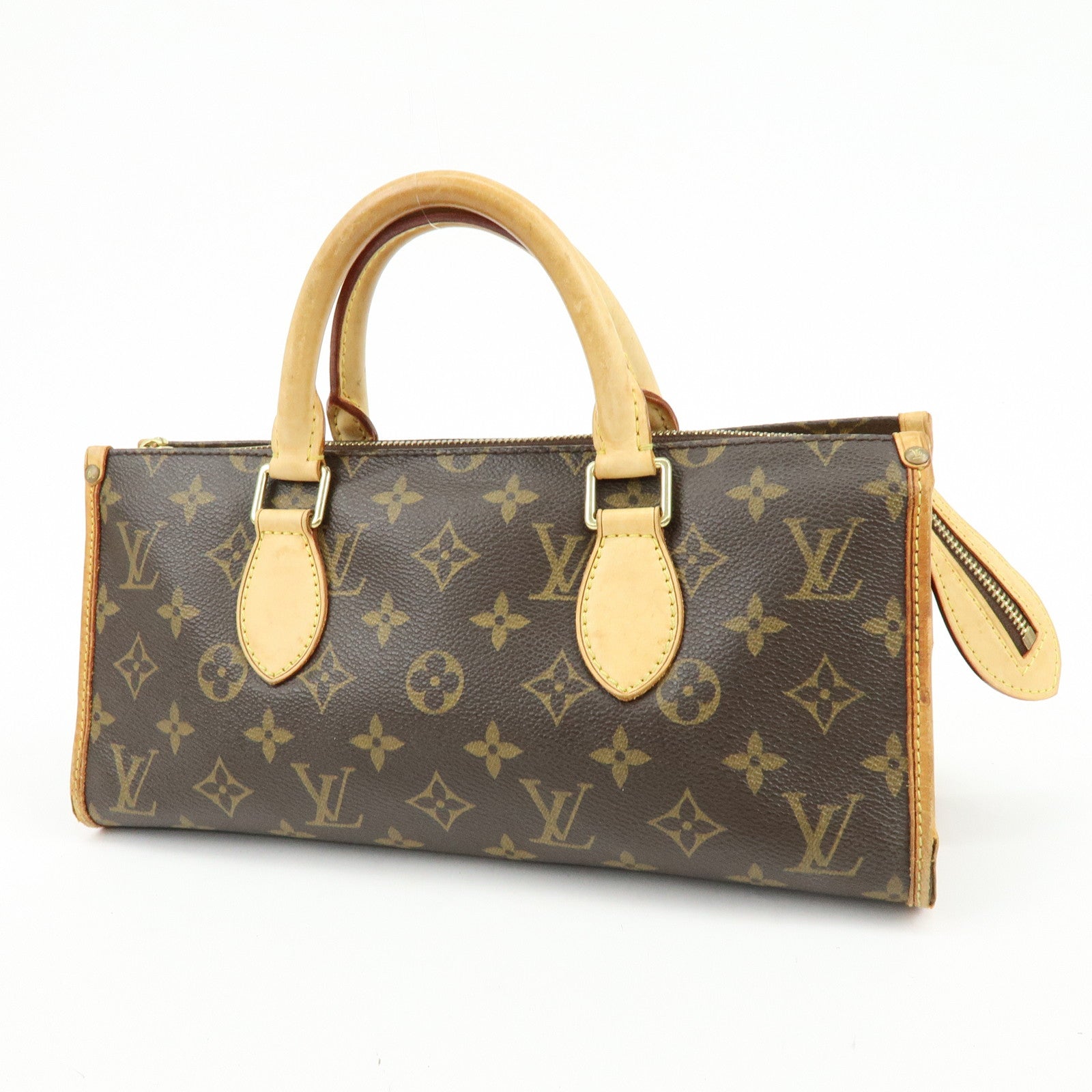 Louis Vuitton Monogram Canvas Popincourt Hand Bag Brown M40009
