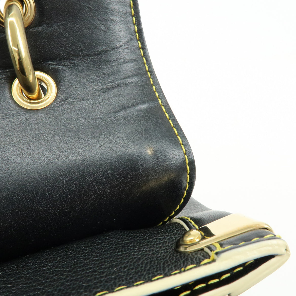 Louis Vuitton Talentueux Suhali Leather Shoulder Bag Studs Noir M91820