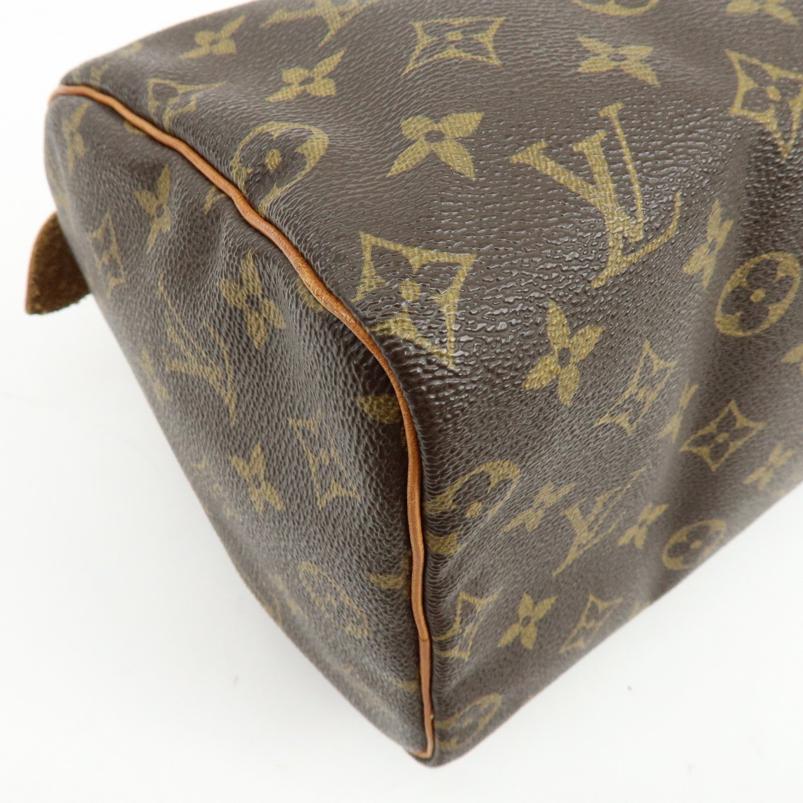 Louis Vuitton Monogram Speedy 25 Boston Bag Hand Bag Brown M41528