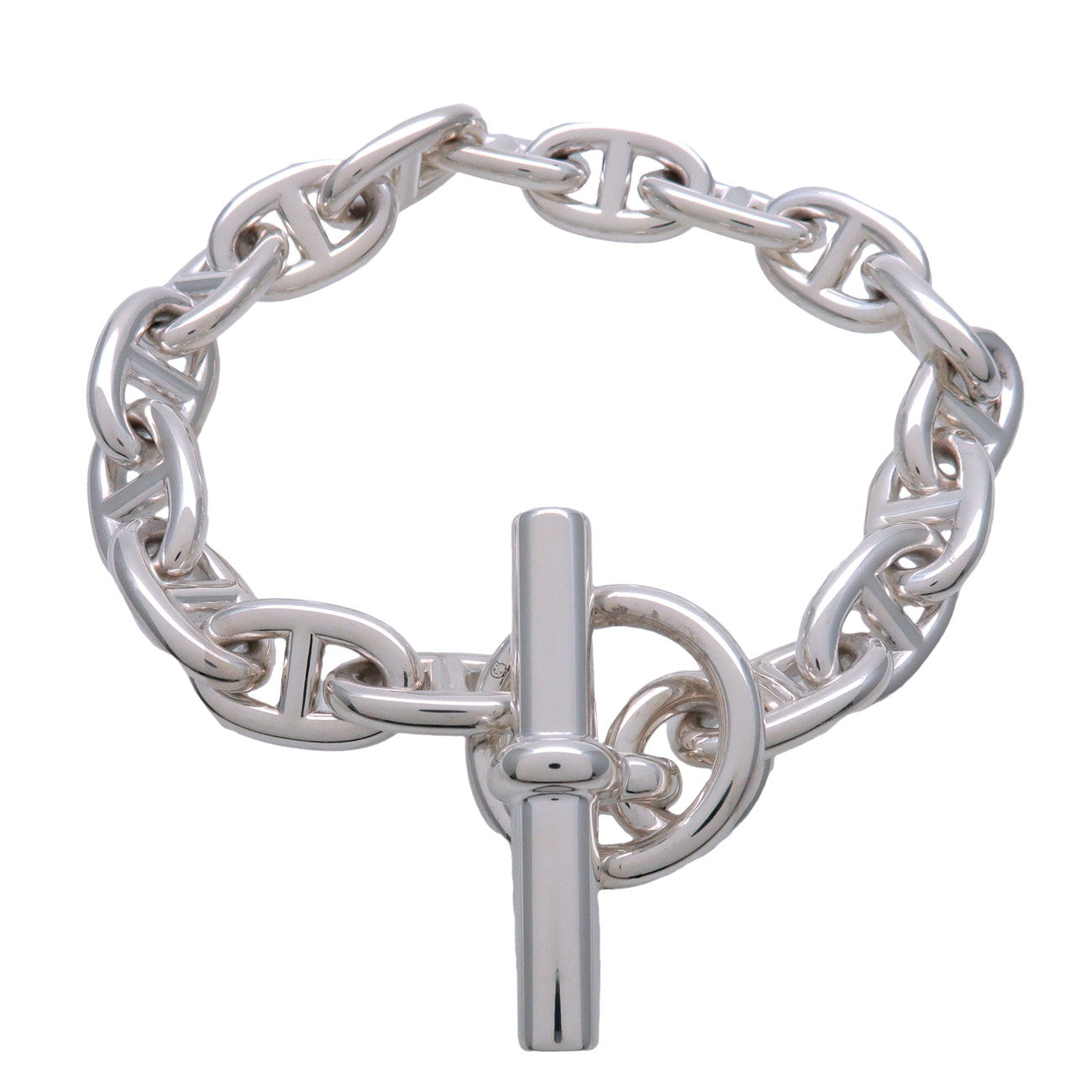 HERMES Chaine d'Ancre MM Bracelet SV925 Silver