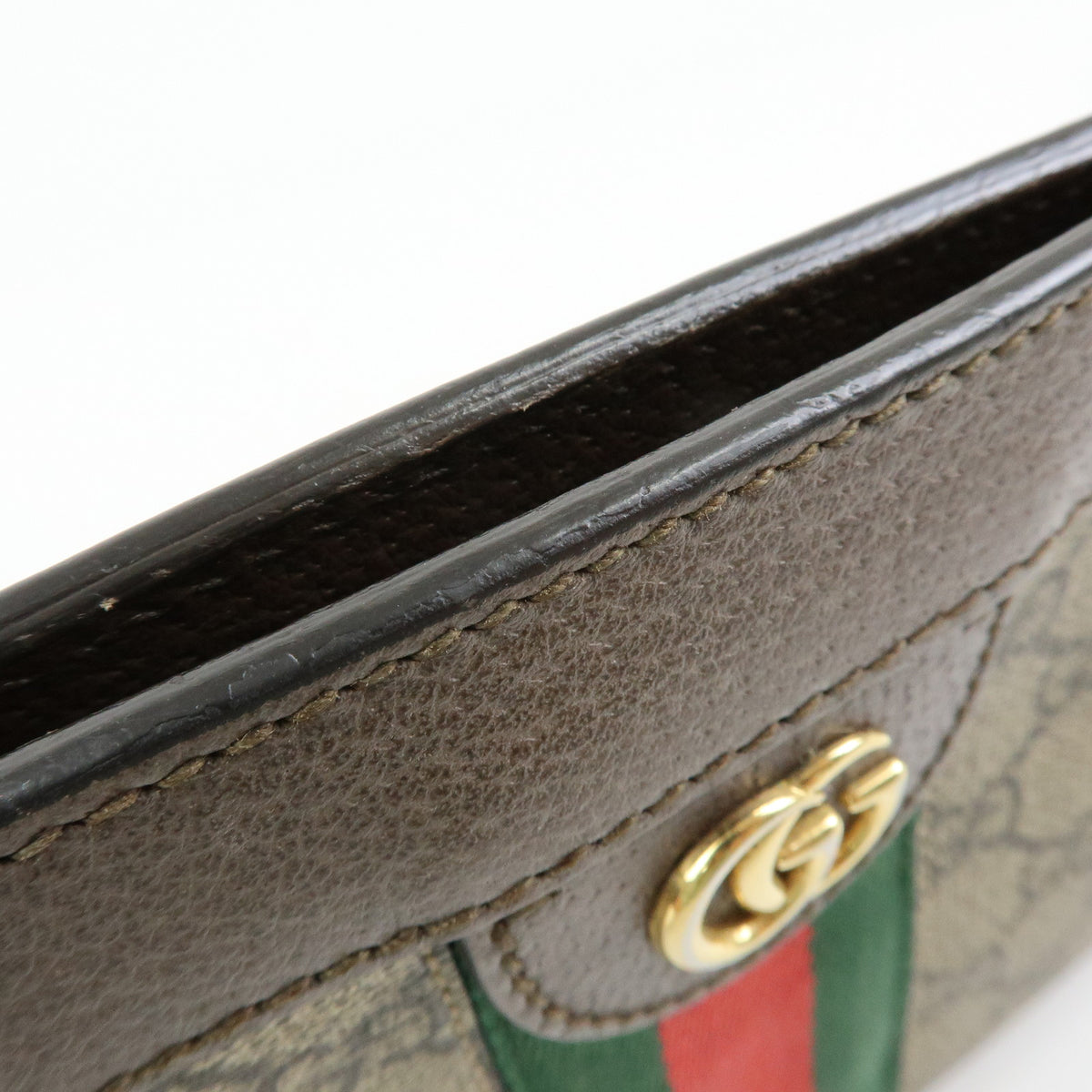 GUCCI Ophidia Sherry GG Supreme Chain Shoulder Bag Beige Brown 503877