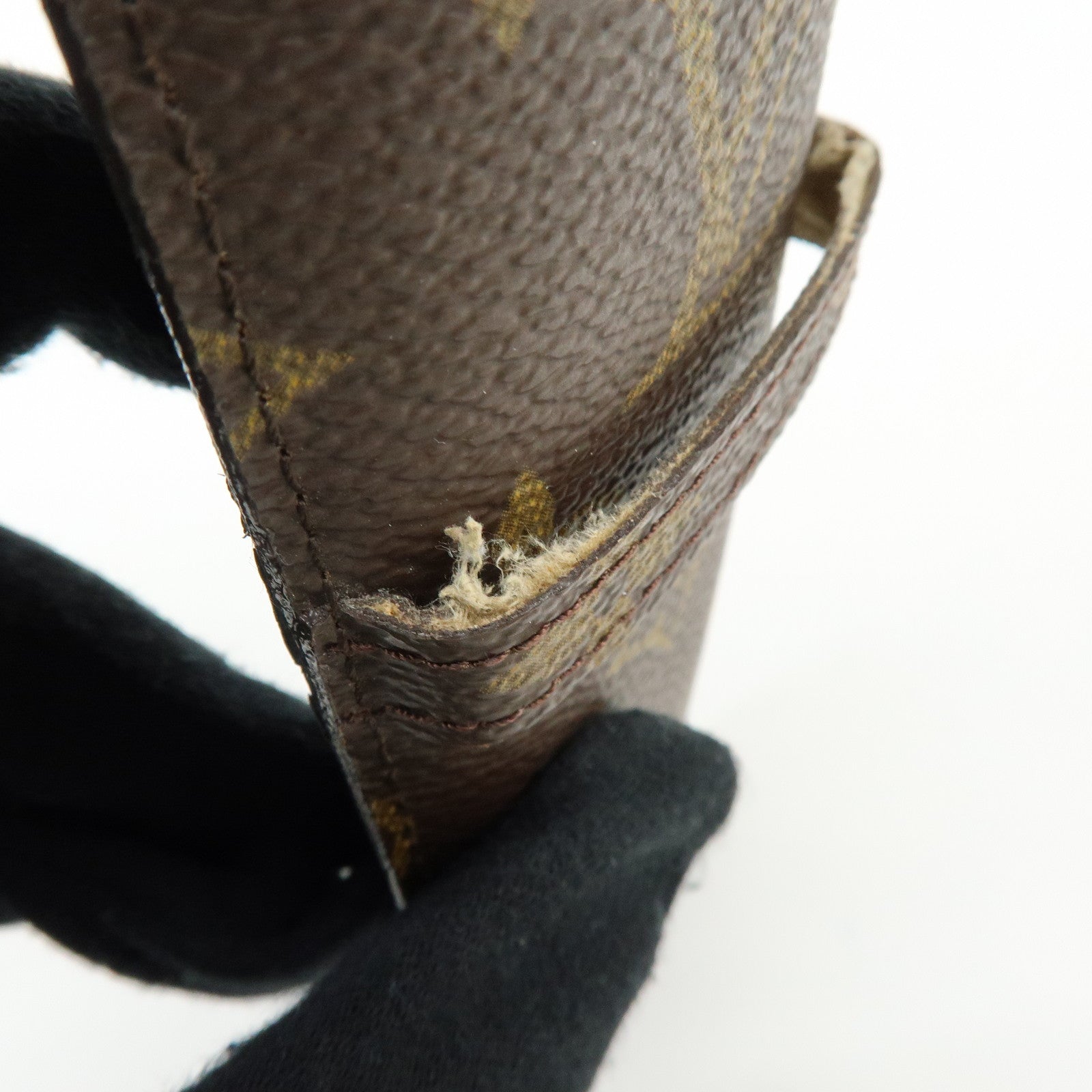 Louis Vuitton Monogram Etui Stylo Canvas Pen Case Brown