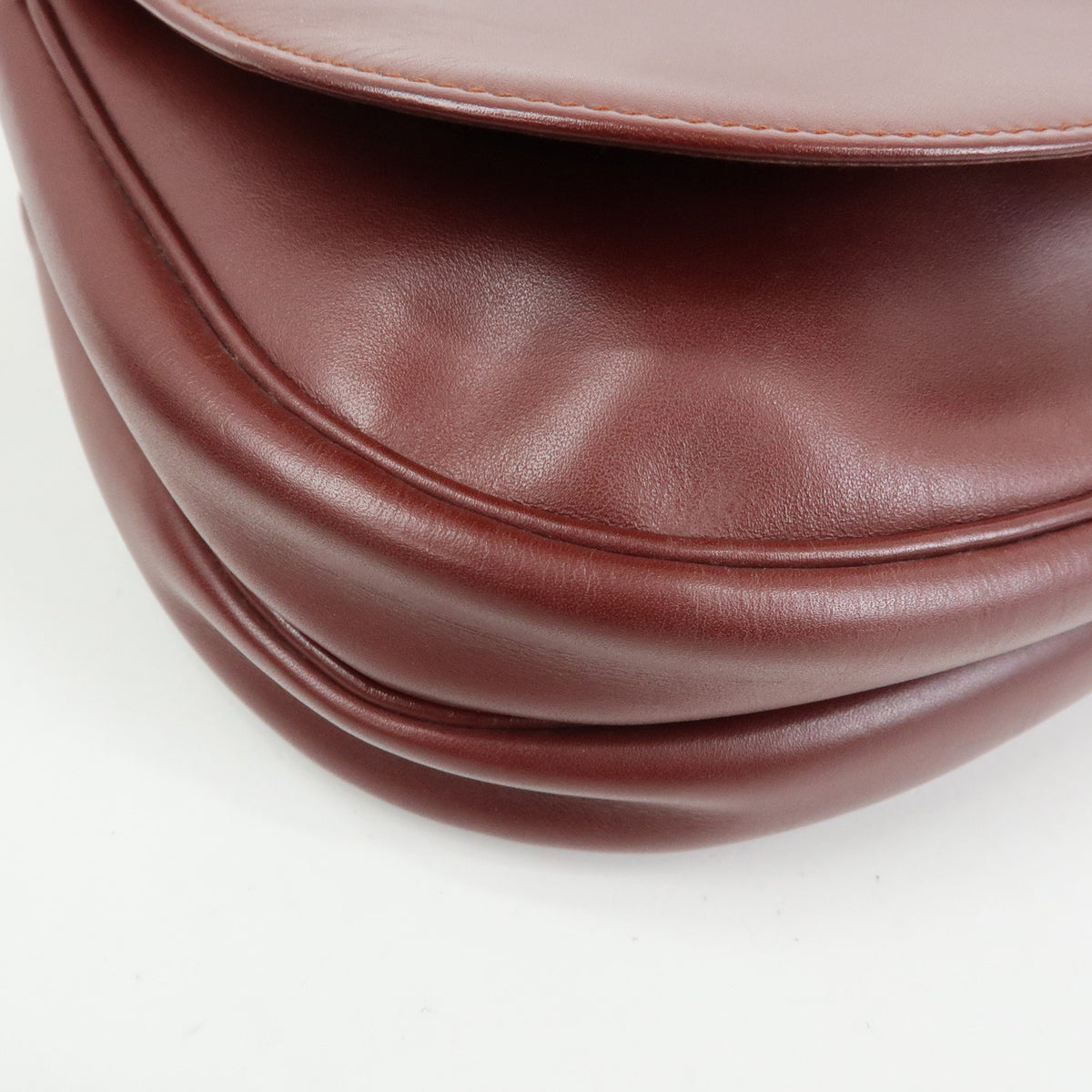 Cartier Must de Cartier Leather Shoulder Bag Crossbody Bag Bordeaux