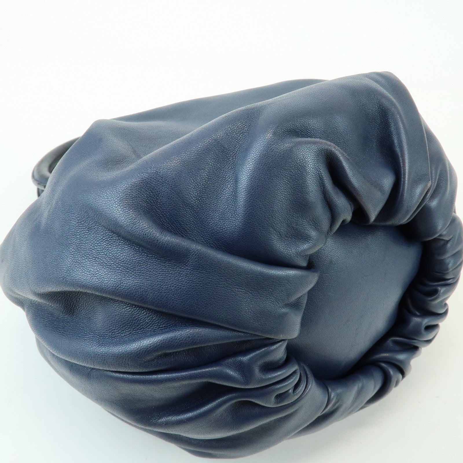 LOEWE Anagram Nappa Leather 2Way Bag Hand Bag Shoulder Bag Navy