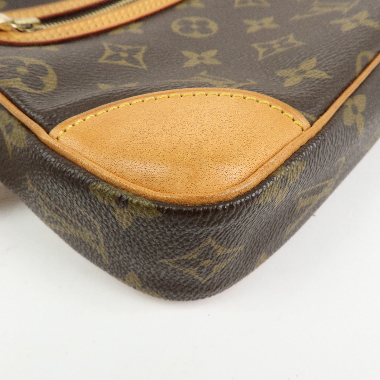 Louis Vuitton Monogram Marly Dragonne GM Clutch Bag Brown M51825