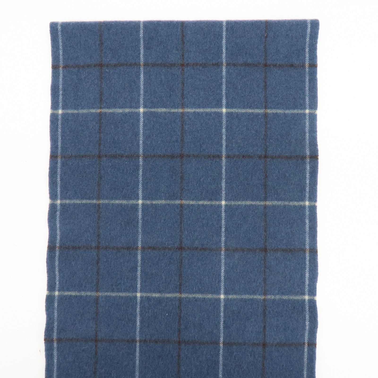 BURBERRY Set of 2 Nova Plaid Wool 100% Scarf Stole Beige Navy