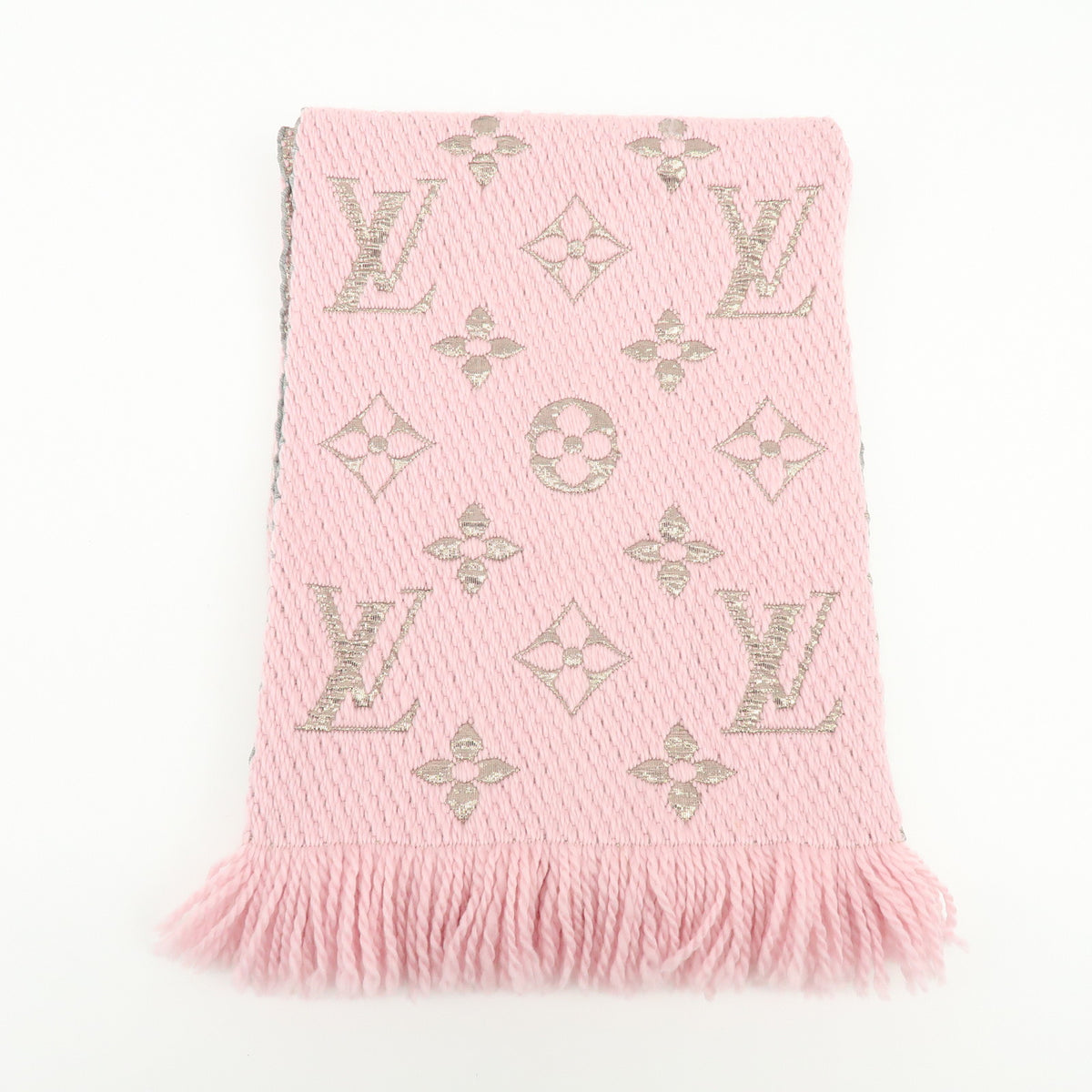 Louis Vuitton Echarpe Logomania Shine Wool Silk polyester Scarf M60466