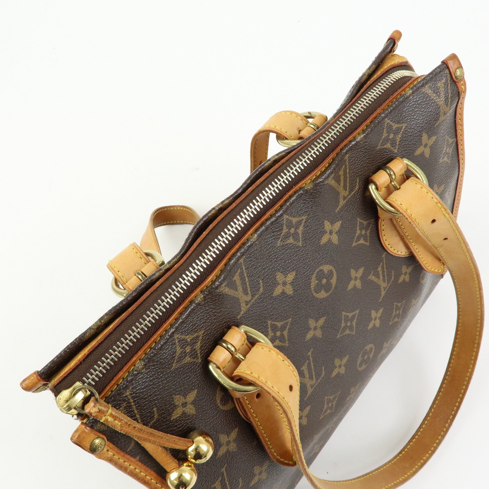 Louis Vuitton Monogram Popincourt Haut Shoulder Bag Brown M40007