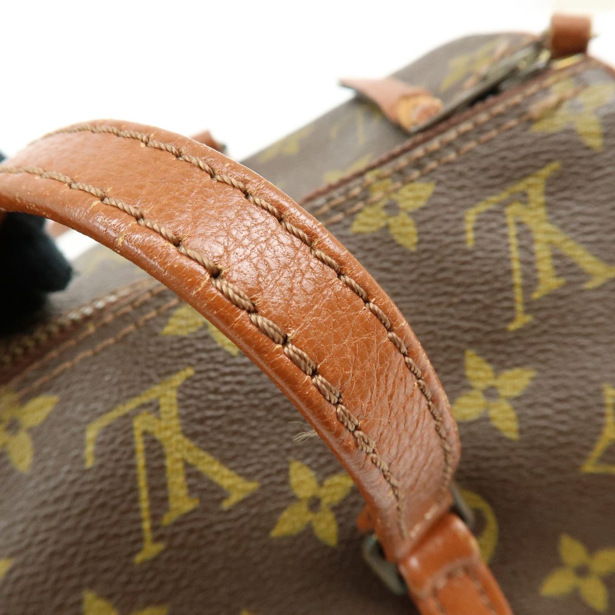 Louis Vuitton Monogram Papillon 30 Hand Bag Brown M51365