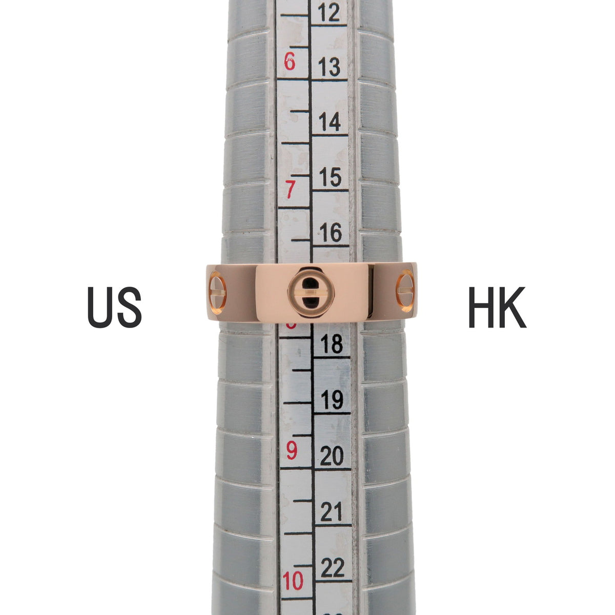 Cartier Love Ring K18 750PG Rose Gold #56 US7.5 EU56 HK17