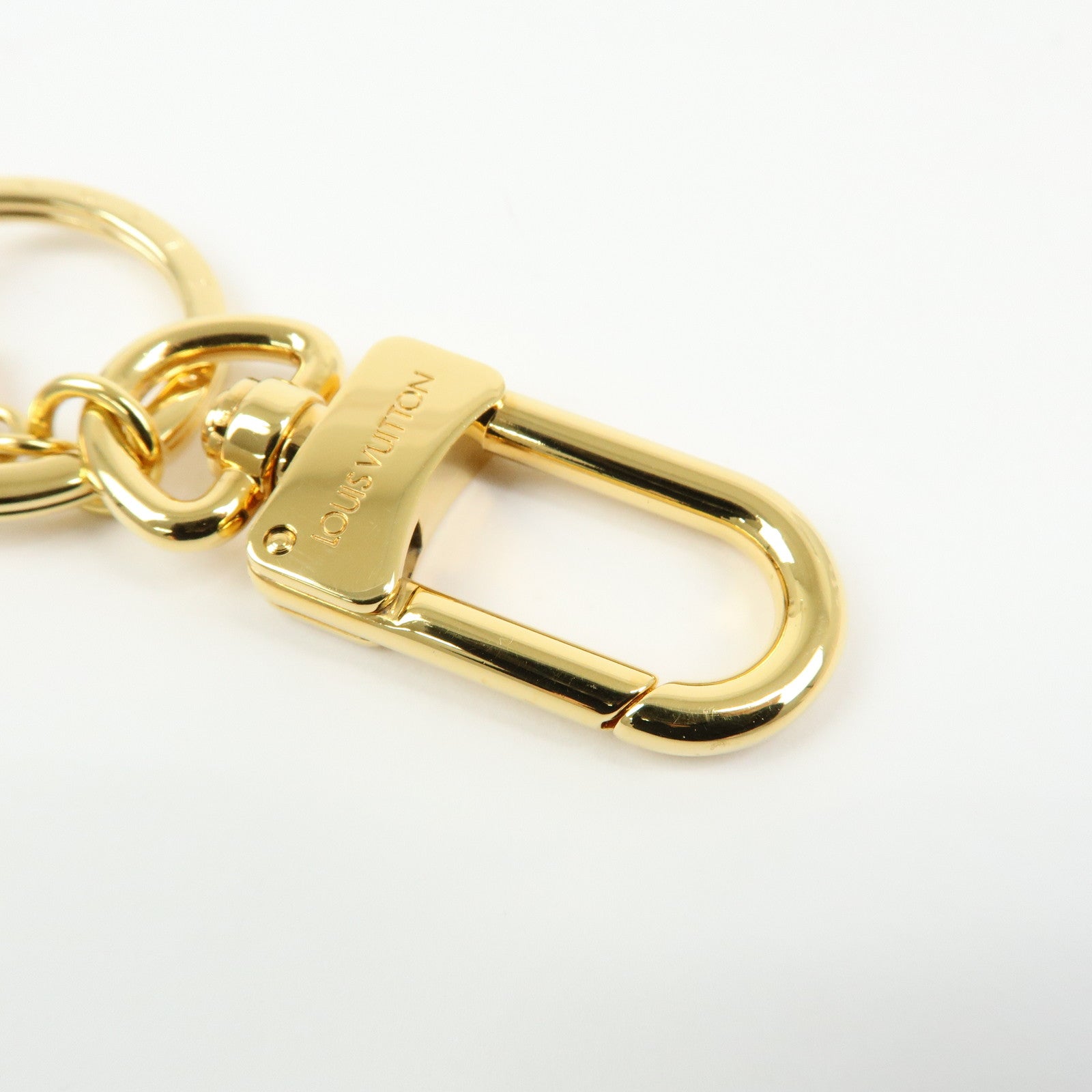Louis Vuitton Porte Cles LV Facettes Bag Charm Gold M65216