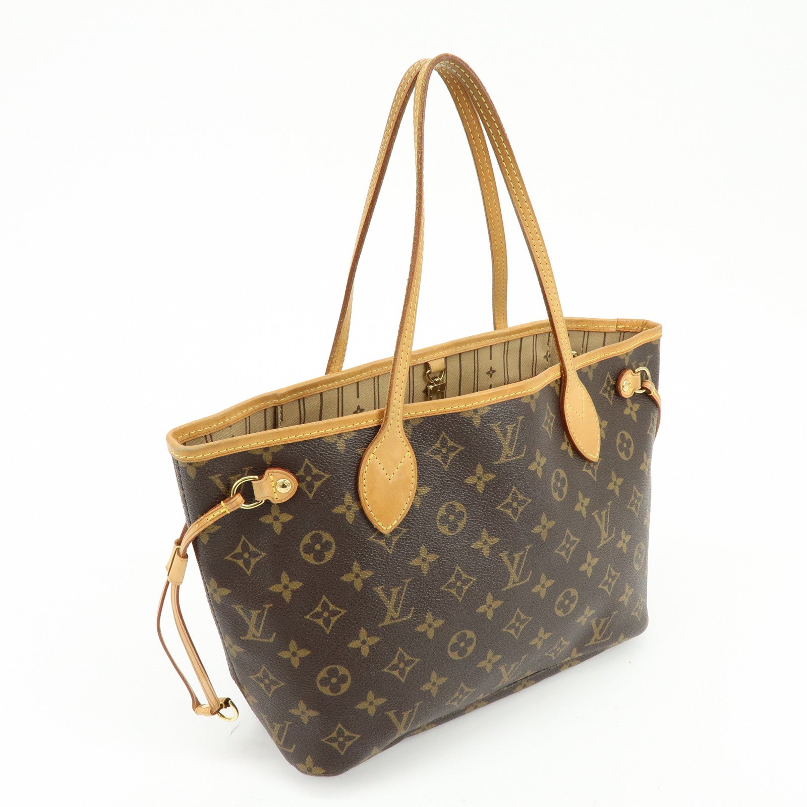 Louis Vuitton Monogram Neverfull PM Tote Bag Hand Bag Brown M40155