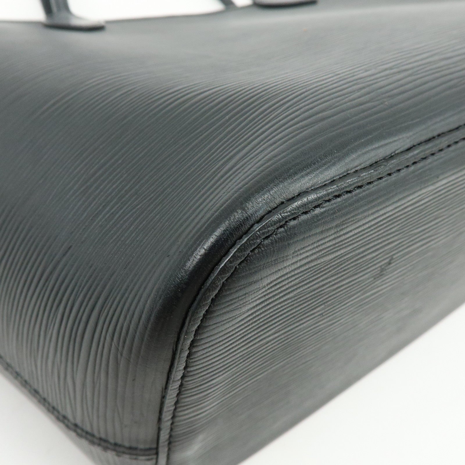 Louis Vuitton Epi Neverfull MM Shoulder Bag Tote Bag Noir M40932