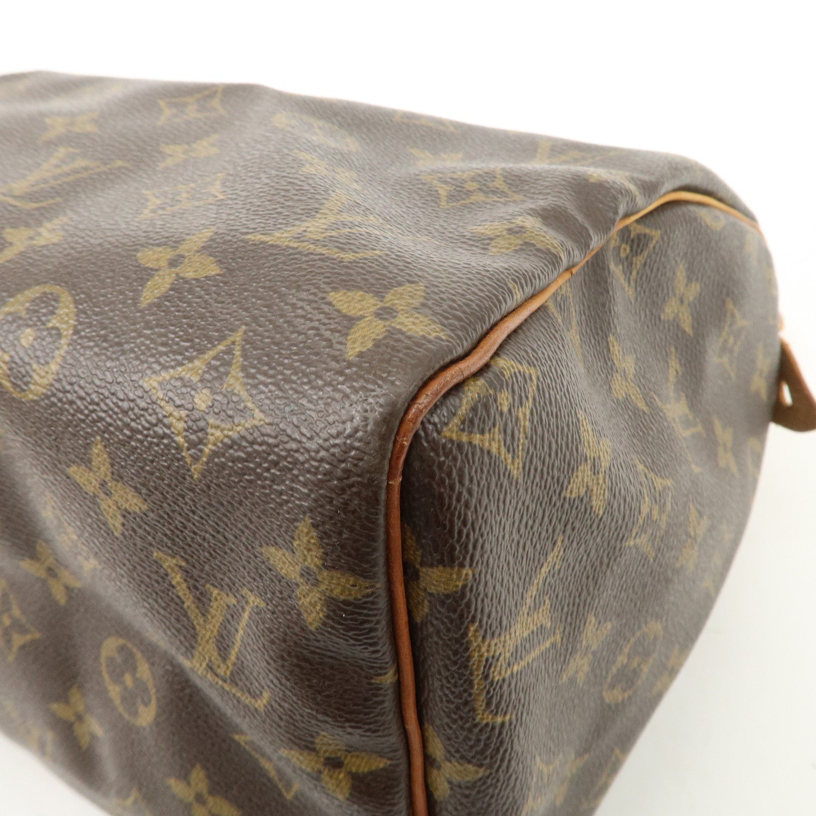 Louis Vuitton Monogram Speedy 30 Hand Bag Boston Bag M41526 Used