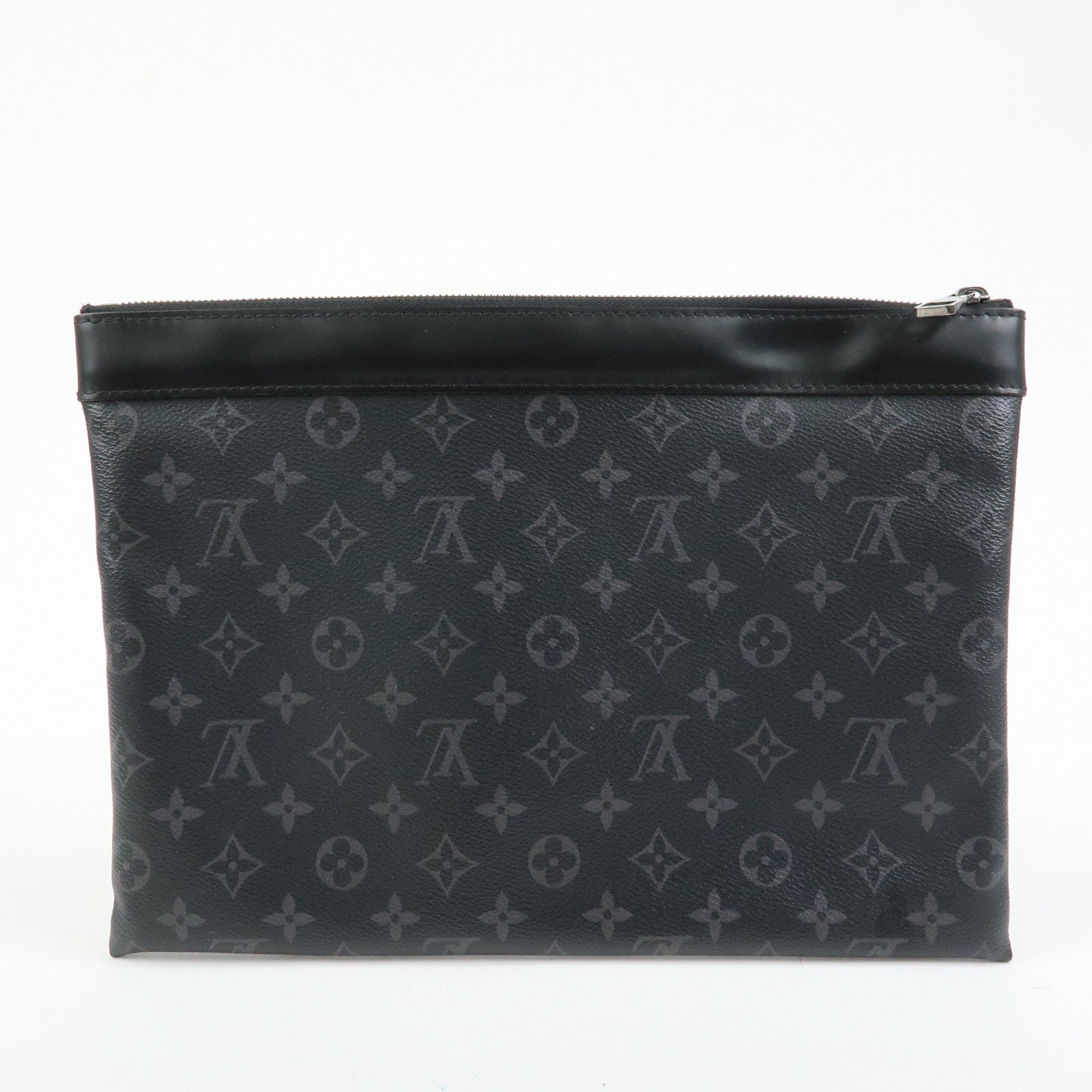 Louis Vuitton Monogram Eclipse Pochette Discovery Clutch Bag M62291