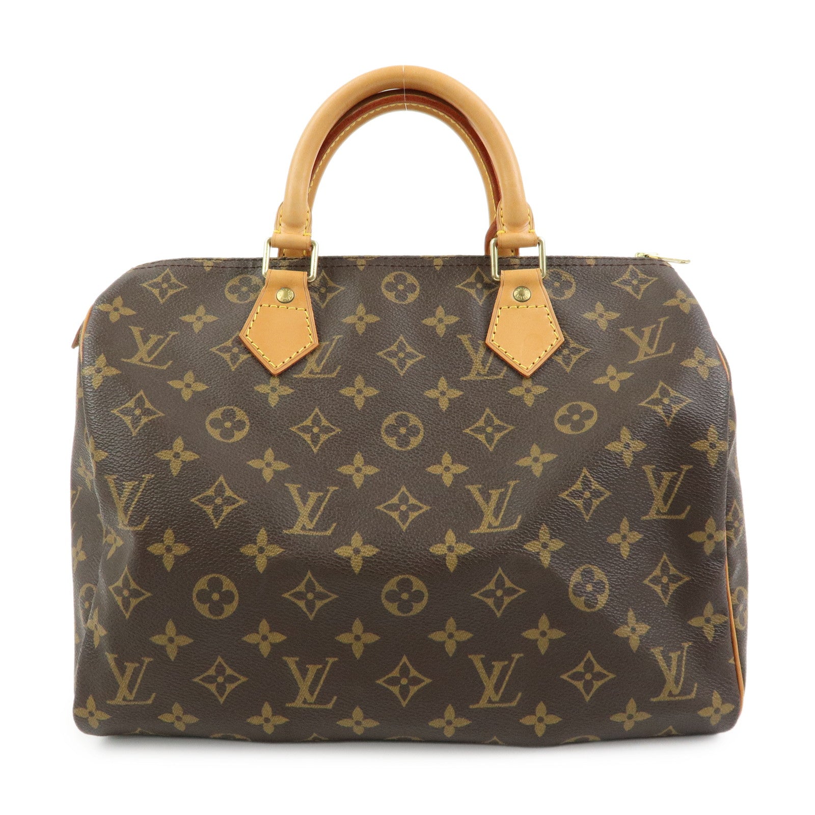 Louis Vuitton Monogram Speedy 30 Boston Bag Hand Bag Brown M41526