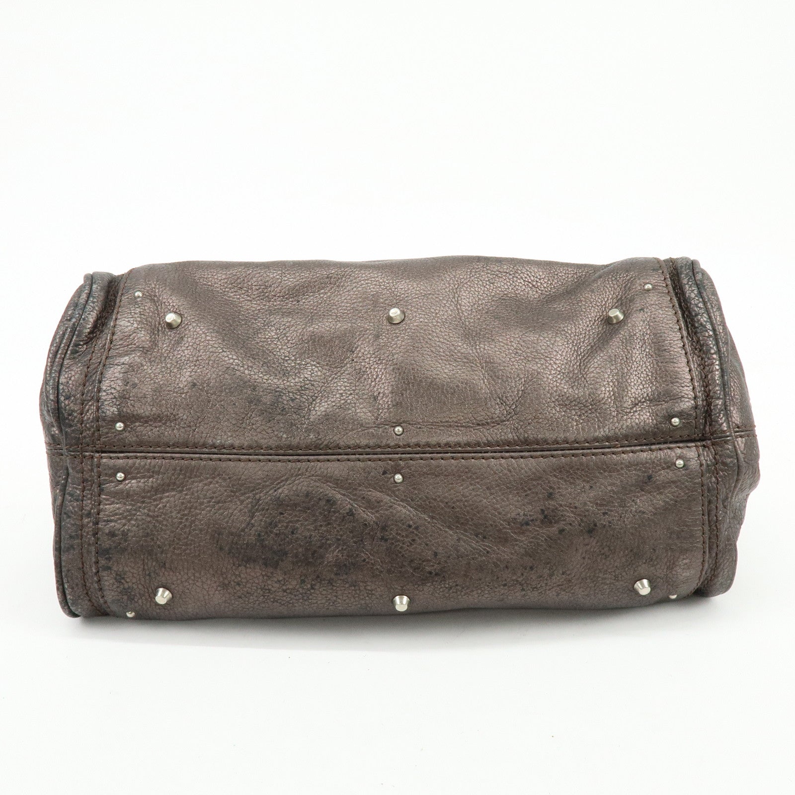 Chloe Paddington Leather Hand Bag Shoulder Bag Bronze