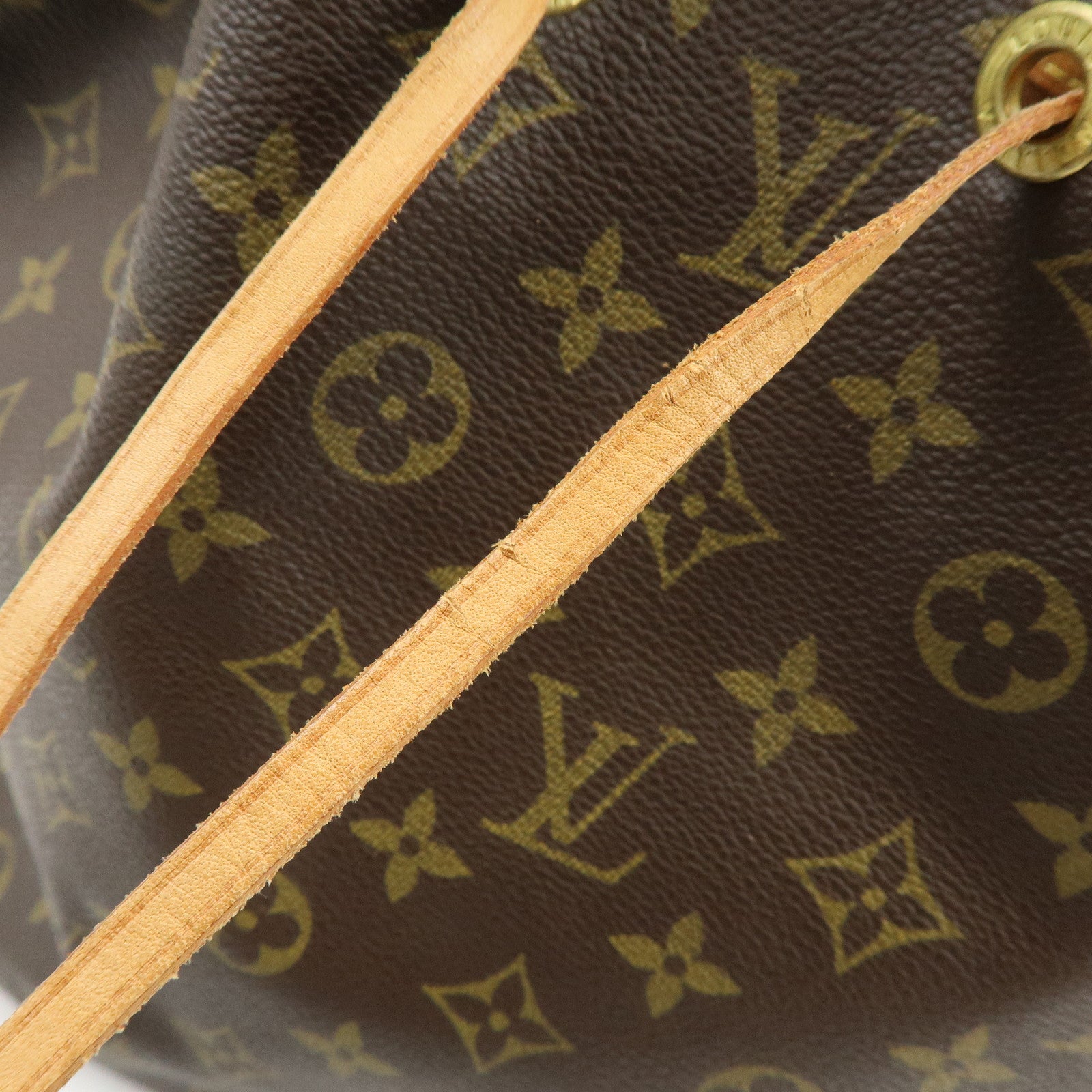 Louis Vuitton Monogram Petit Noe Shoulder Bag Brown M42226