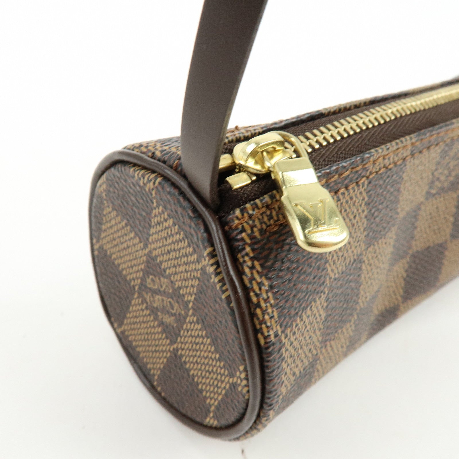 Louis Vuitton Damier Mini Pouch for Papillon Bag Brown Damier Ebene