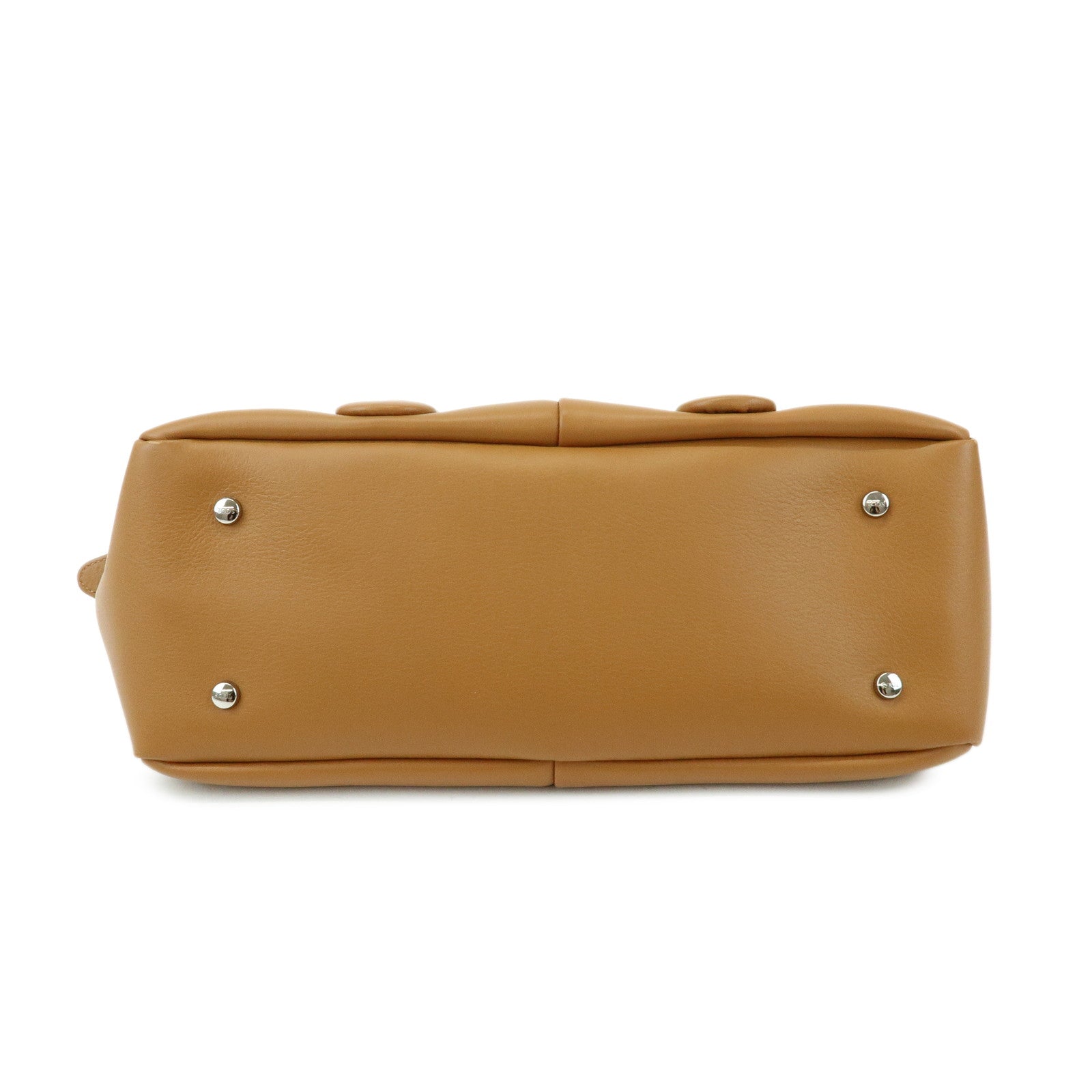 TOD'S Di Leather 2Way Bag Hand Bag Shoulder Bag Brown