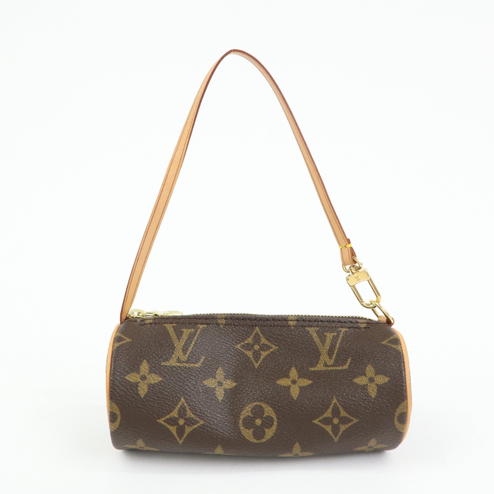 Louis Vuitton Monogram Papillon 30 Hand Bag & Pouch Brown M51385
