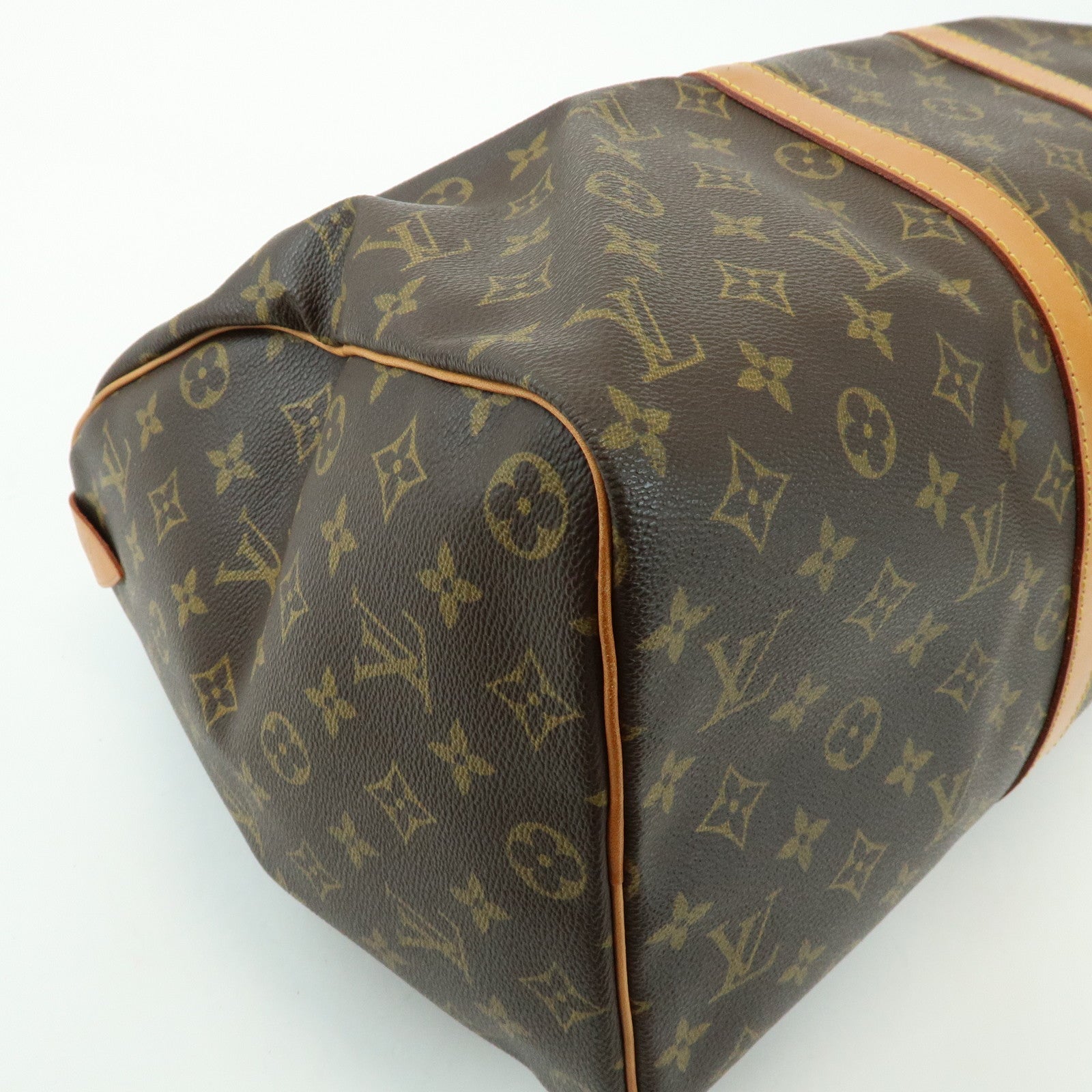 Louis Vuitton Monogram  Keep All 45 CanvasBoston Bag Brown M41428