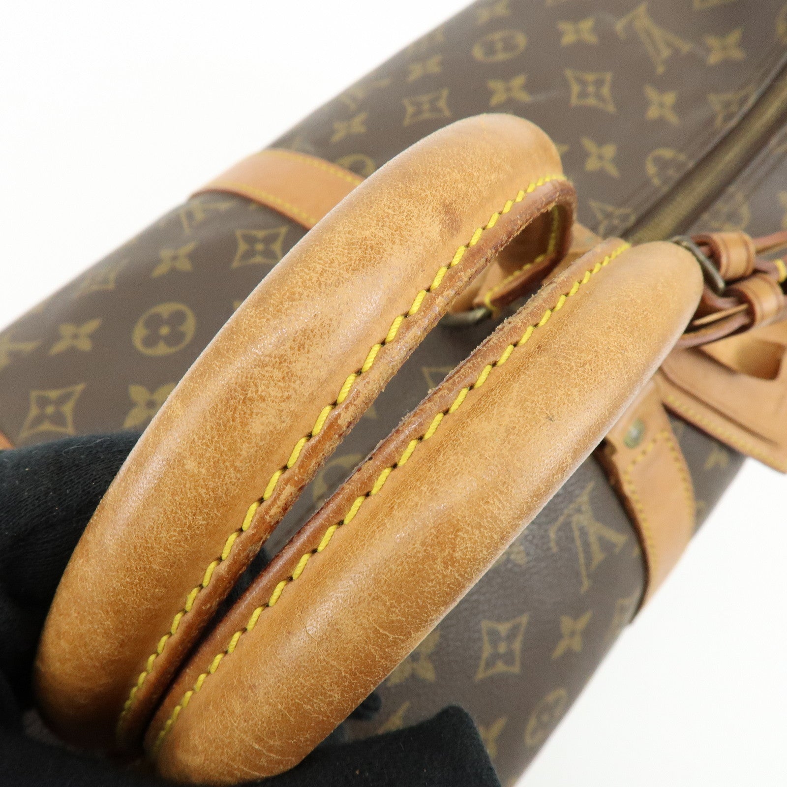 Louis Vuitton Monogram Keep All Bandouliere 50 Boston Bag M41416