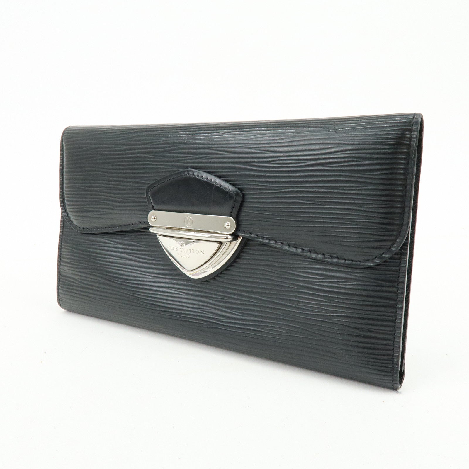 Louis Vuitton Epi Leather Portefeuille Eugenie Long Wallet Noir M63882