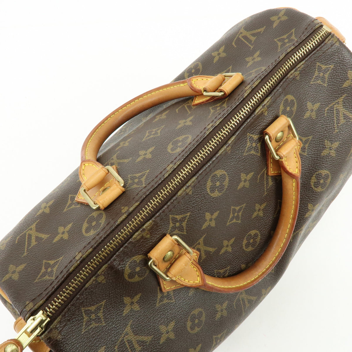 Louis Vuitton Monogram Speedy 30 Boston Bag Hand Bag Brown M41526