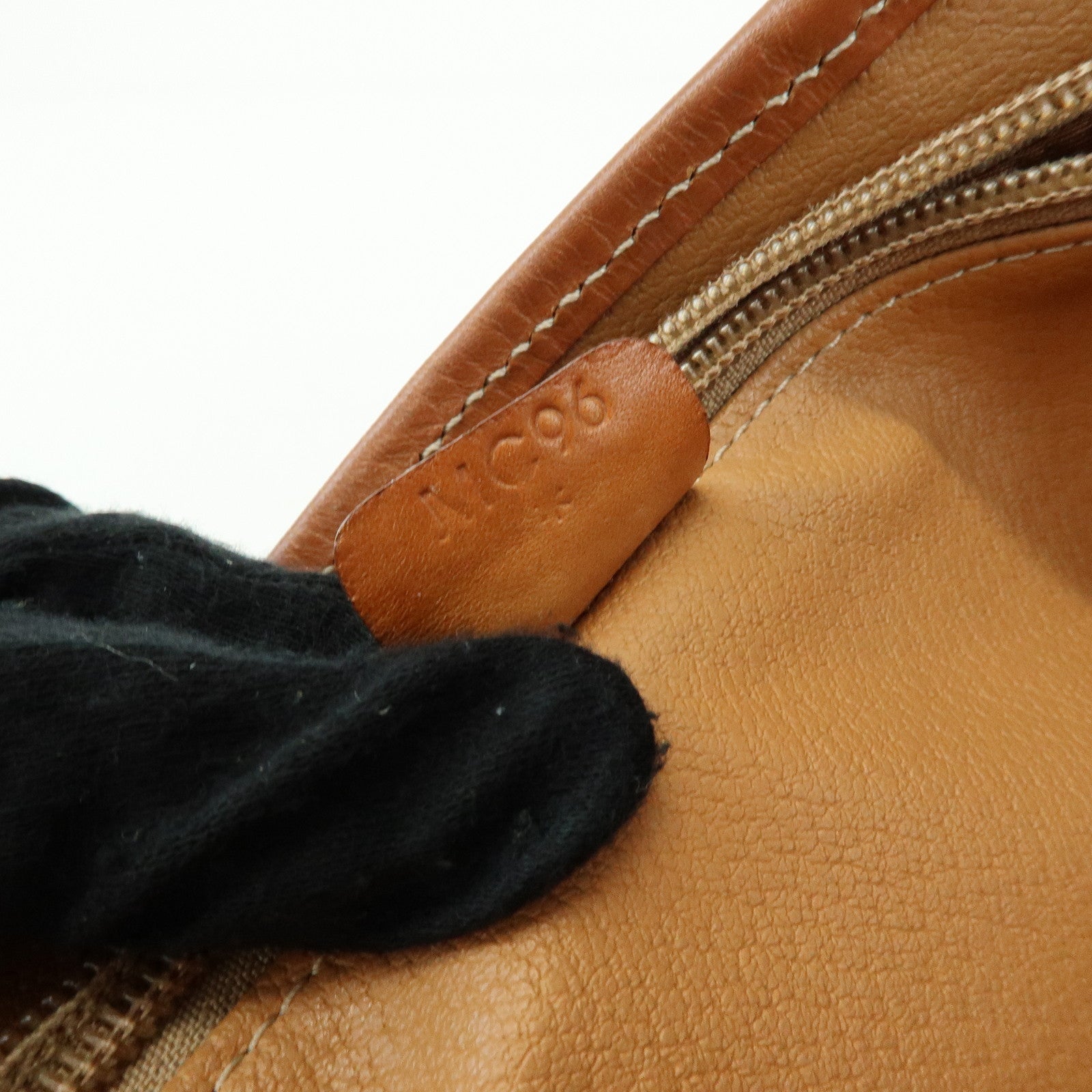 CELINE Macadam PVC Leather Tote Bag Hand Bag Brown