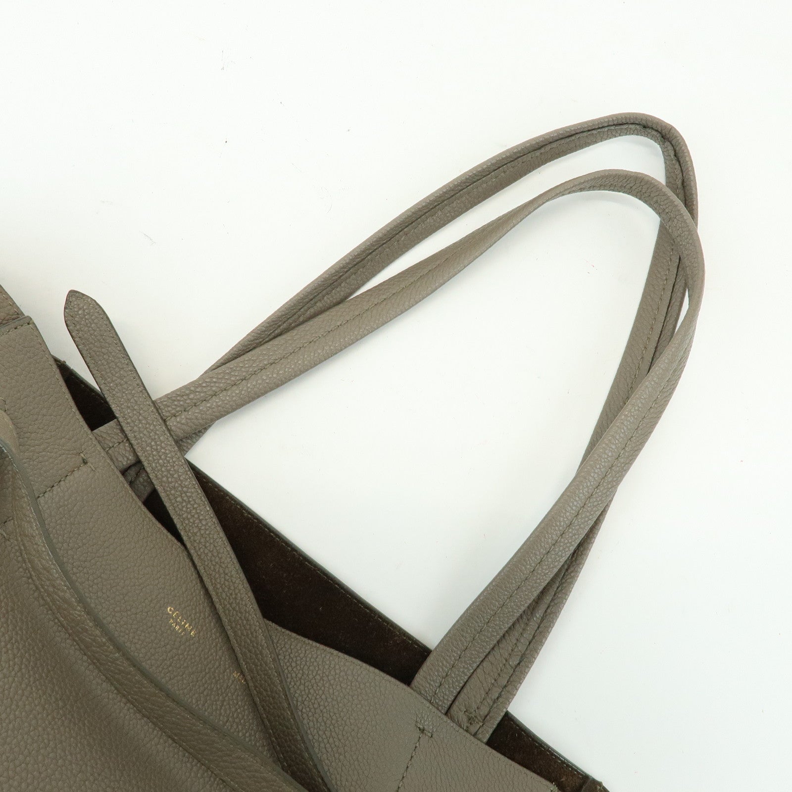 CELINE Cabas Phantom Soft Grained Calf Leather Medium Tote Bag