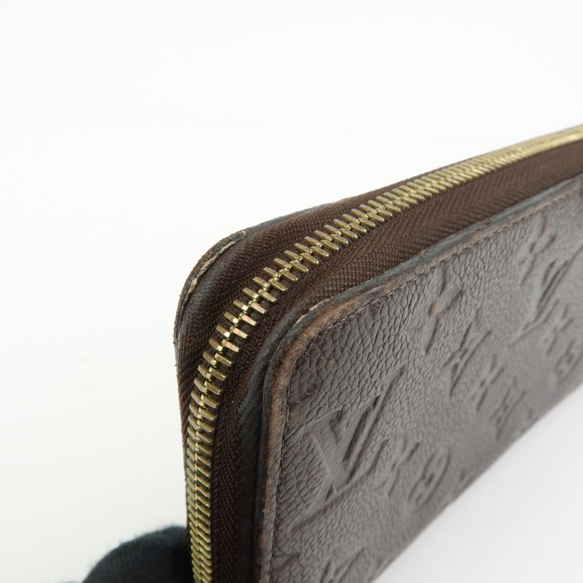 Louis Vuitton Monogram Empreinte Round Zippy Wallet Terre M60548