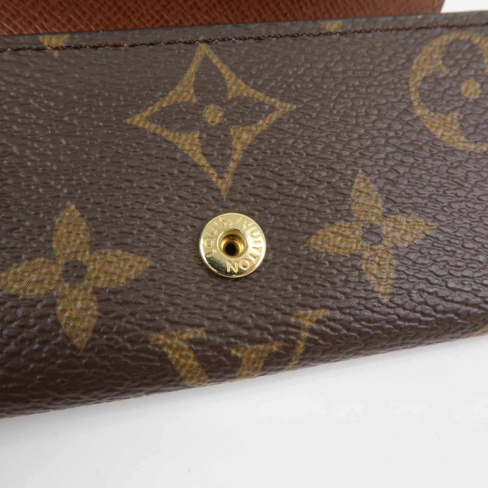 Louis Vuitton Monogram Multicles 4 Key Case Key Holder Brown M6263