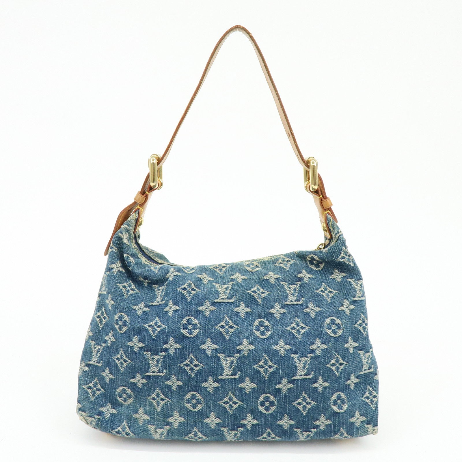 Louis Vuitton Monogram Denim Baggy PM 2Way Bag Shoulder Bag M95049