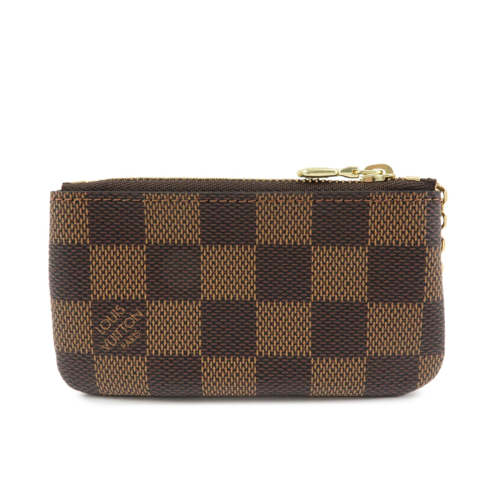 Louis Vuitton Damier Pochette Cles Coin Case Damier Ebene N62658