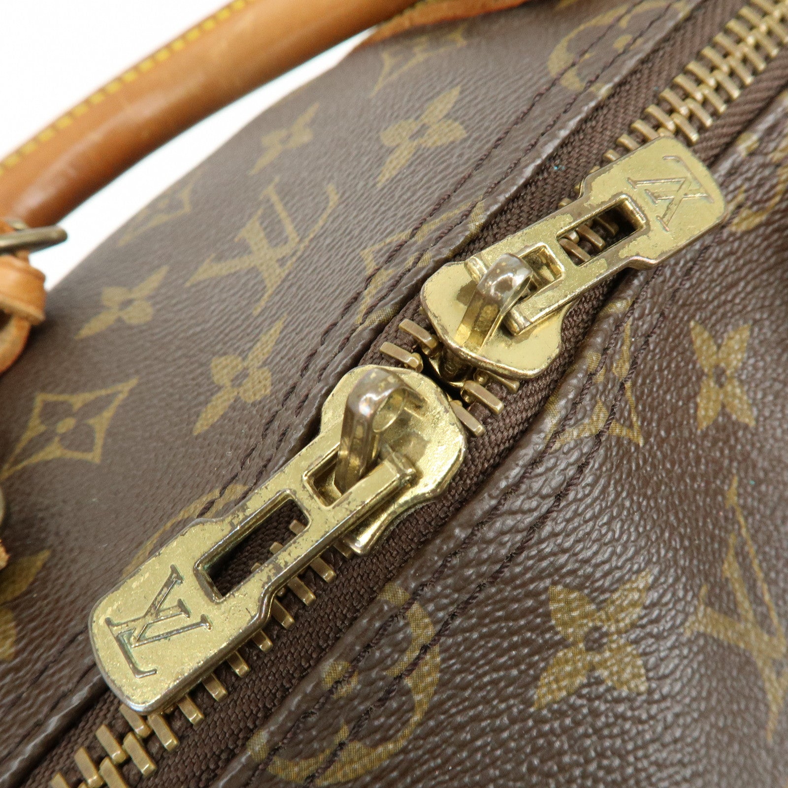 Louis Vuitton Monogram Keep All 55 Bandouliere Boston Bag Brown M56714
