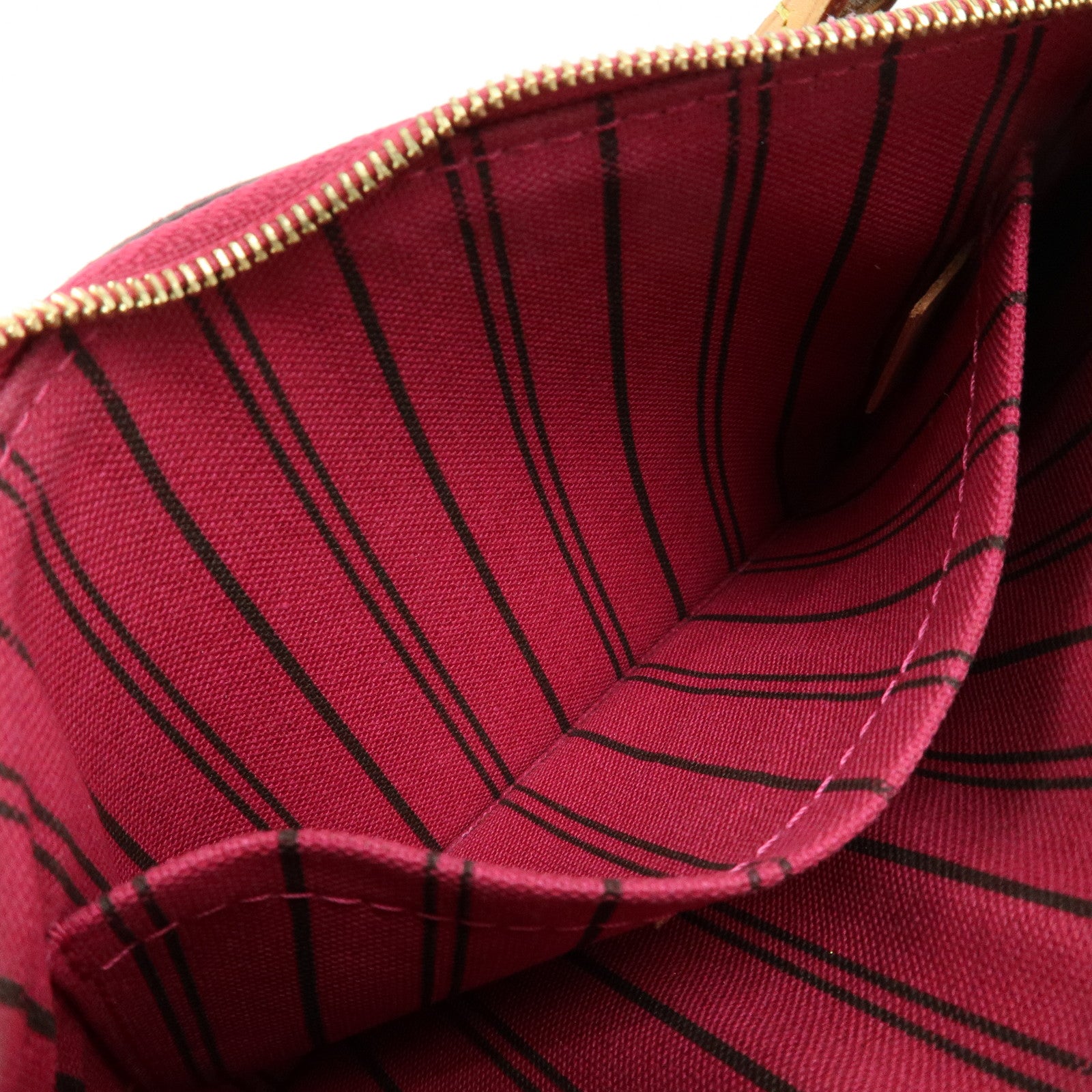 Louis Vuitton Monogram Canvas Pouch for Neverfull PM Tote Bag Pivoine