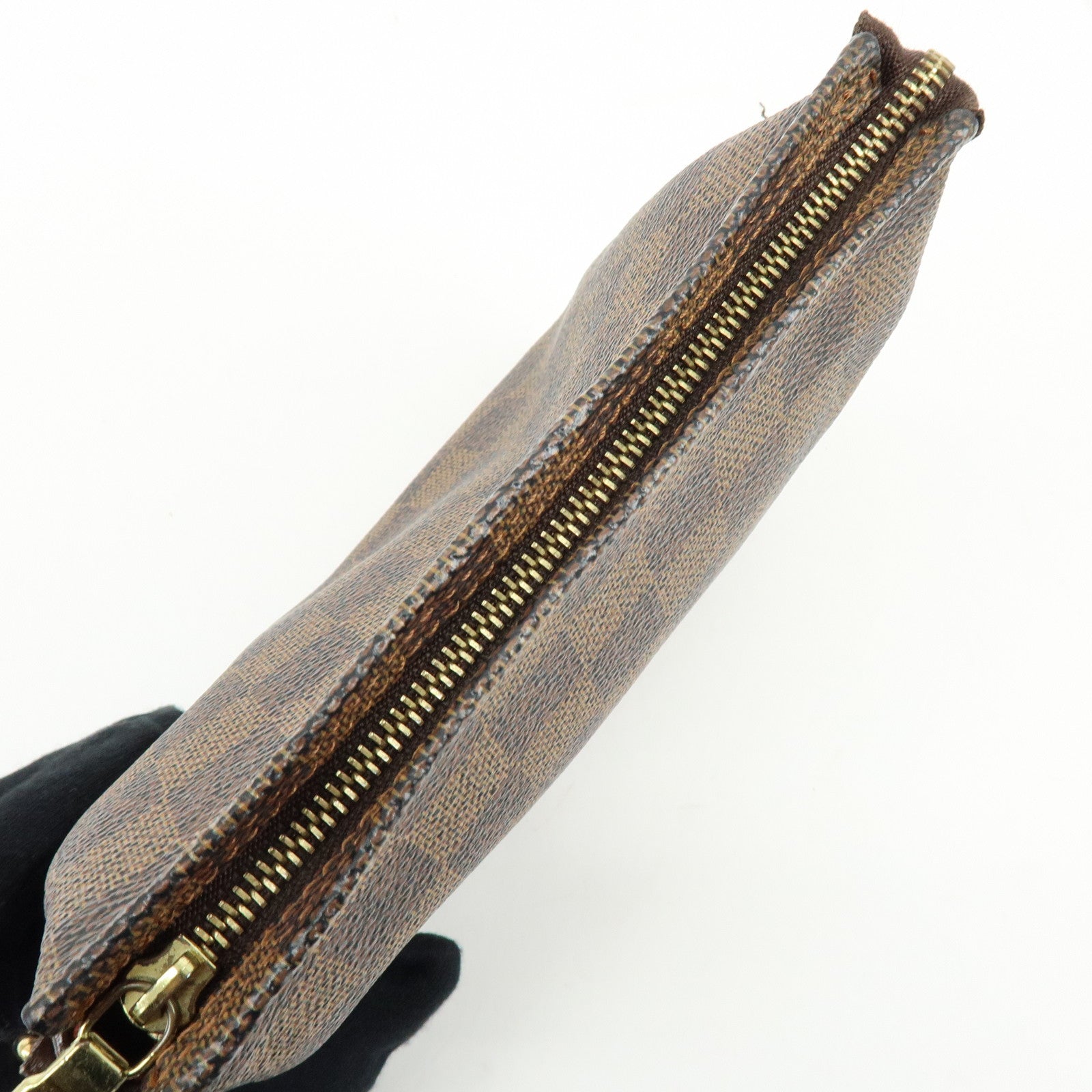 Louis Vuitton Damier Trousse Makeup Accessory Pouch Brown N51982 Lot