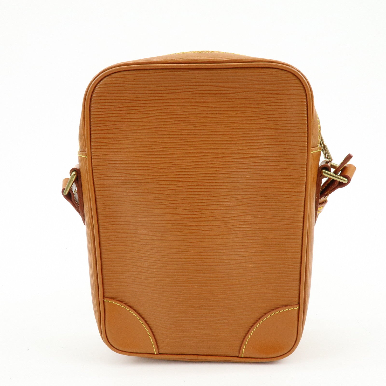Louis Vuitton Epi Leather Danube Shoulder Crossbody Bag Kenya Brown