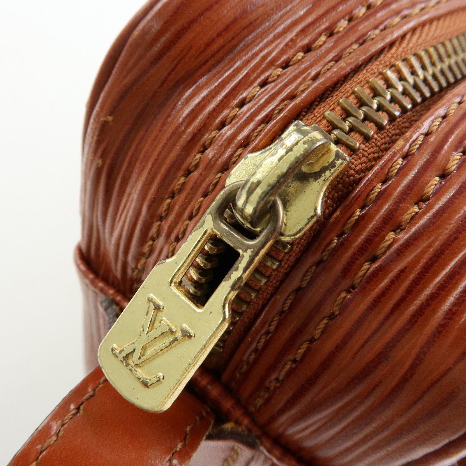 Louis Vuitton Epi Jeune Fille Shoulder Bag Kenya Brown M52153