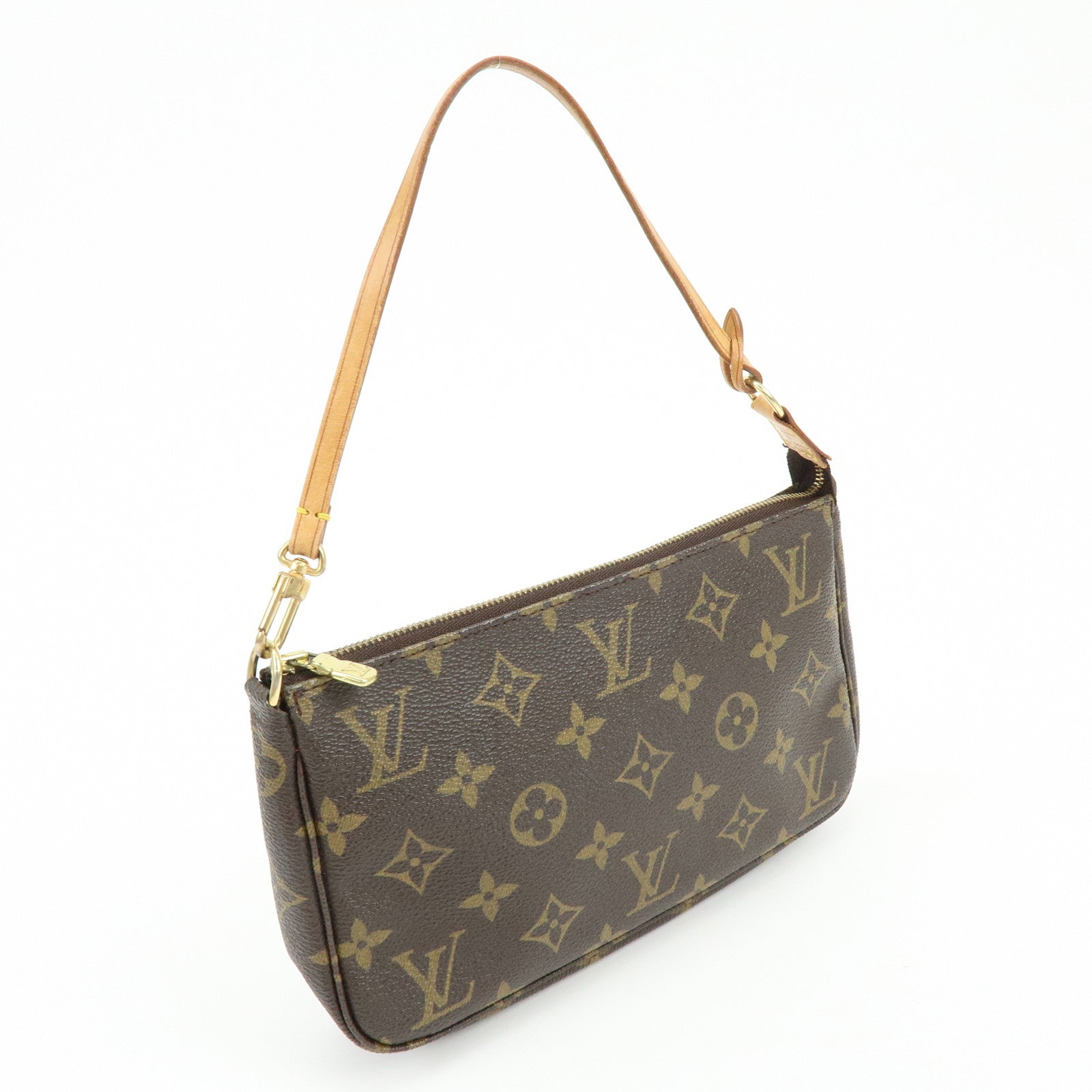 Louis Vuitton Monogram Pochette Accessoires Pouch Hand Bag M51980