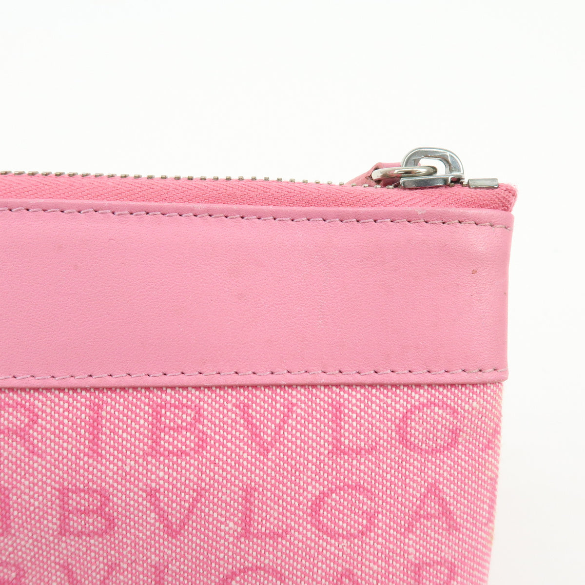 BVLGARI Logomania Canvas Leather Shoulder Bag Crossbody Bag Pink