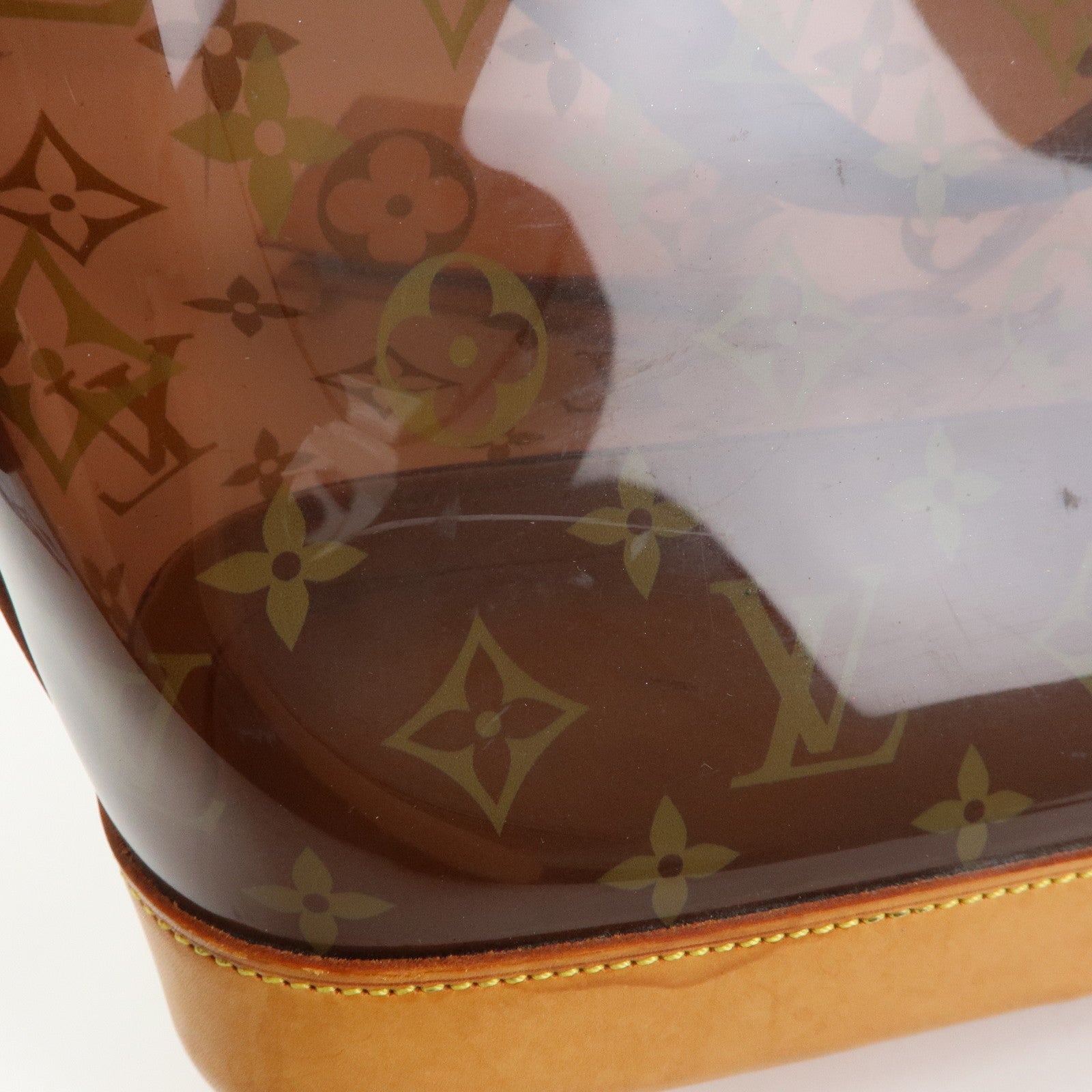 Louis Vuitton Monogram Cabas Ambre PM Tote Bag Clear Brown M92502