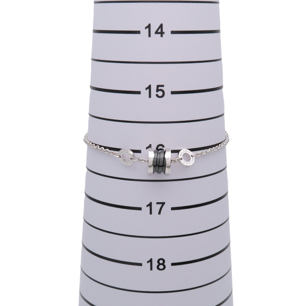 BVLGARI B-zero1 Save the Children Bracelet SV925 Ceramic Silver Black