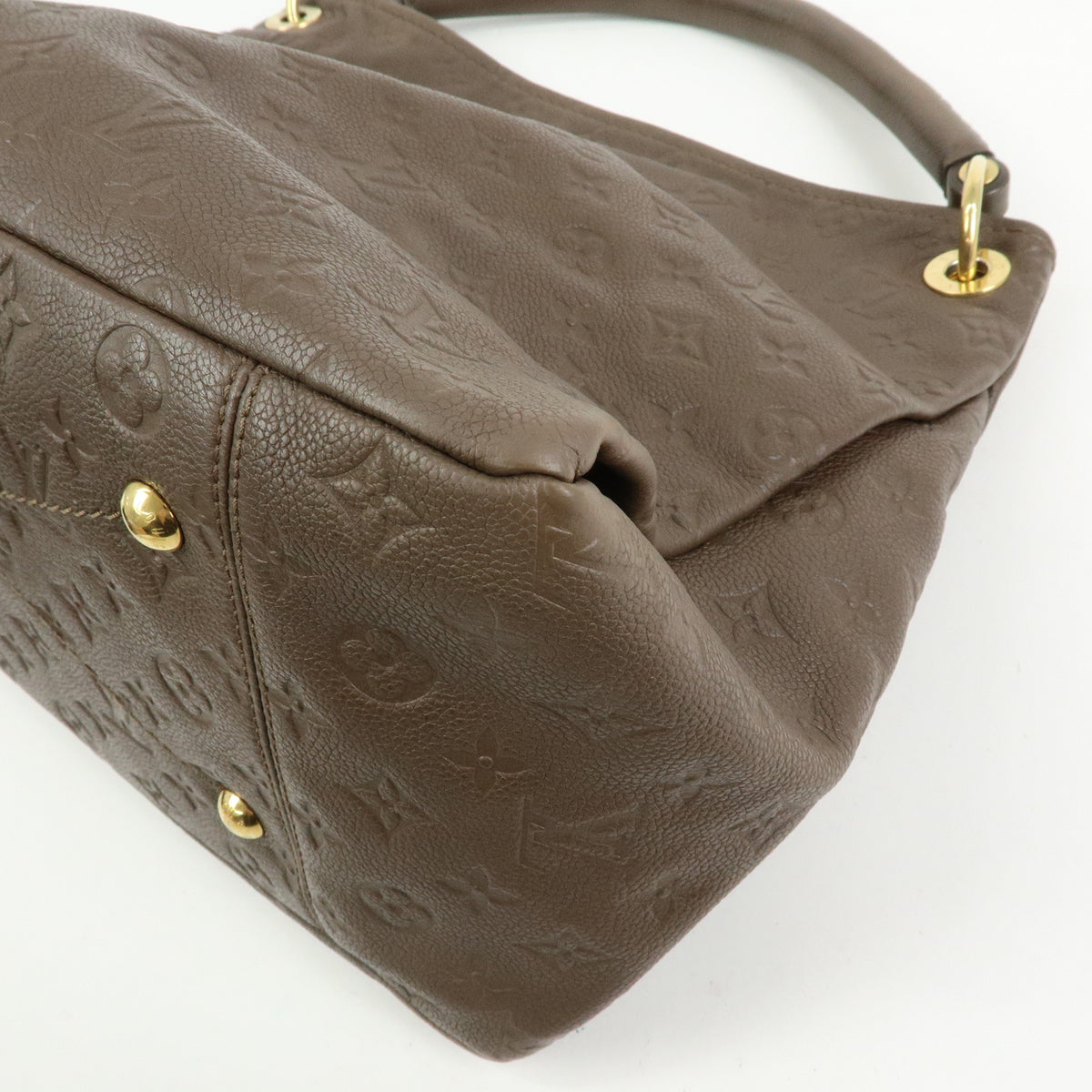 Louis Vuitton Monogram Empreinte Artsy MM Hand Bag Terre M94171
