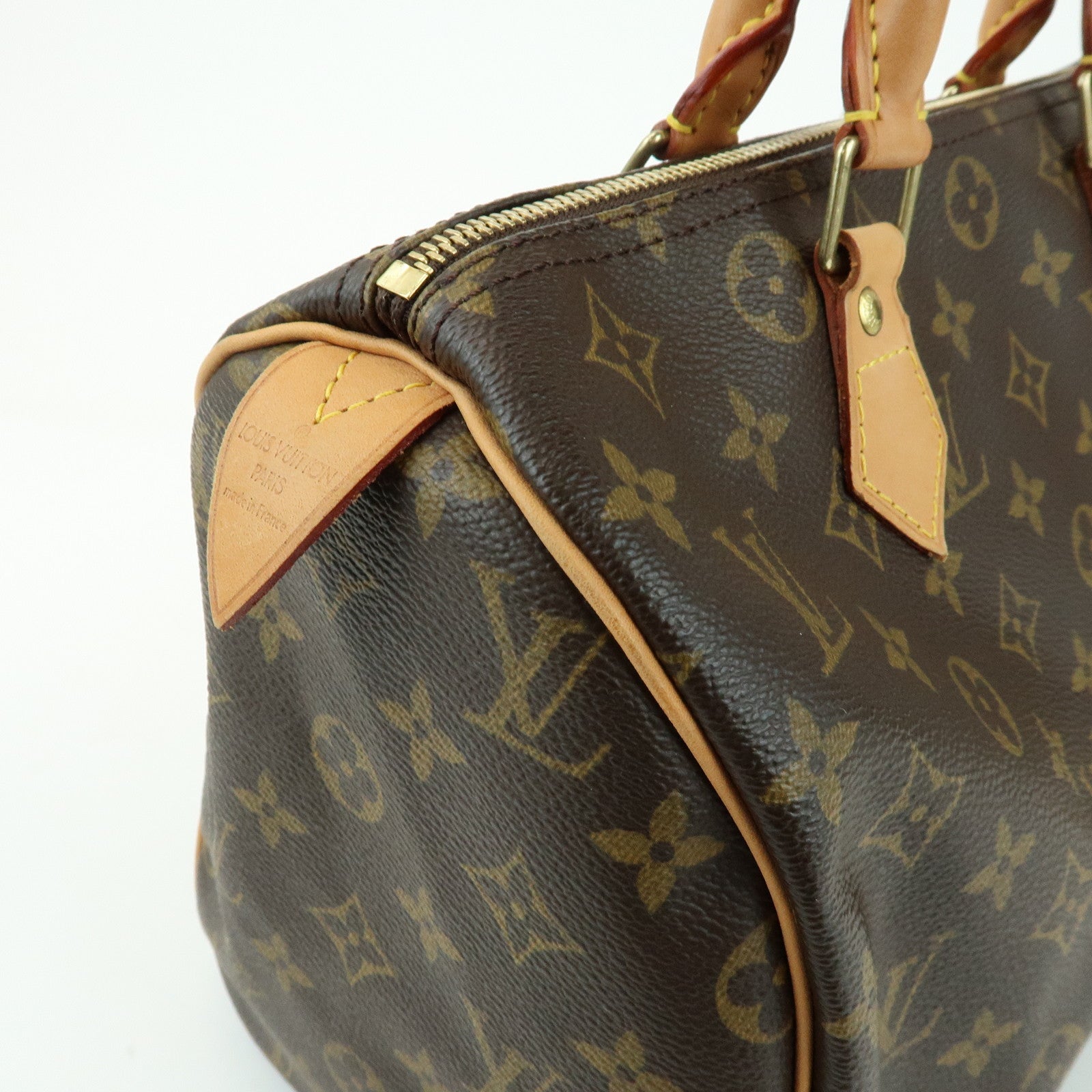 Louis Vuitton Monogram Speedy 30 Boston Bag Hand Bag Brown M41526