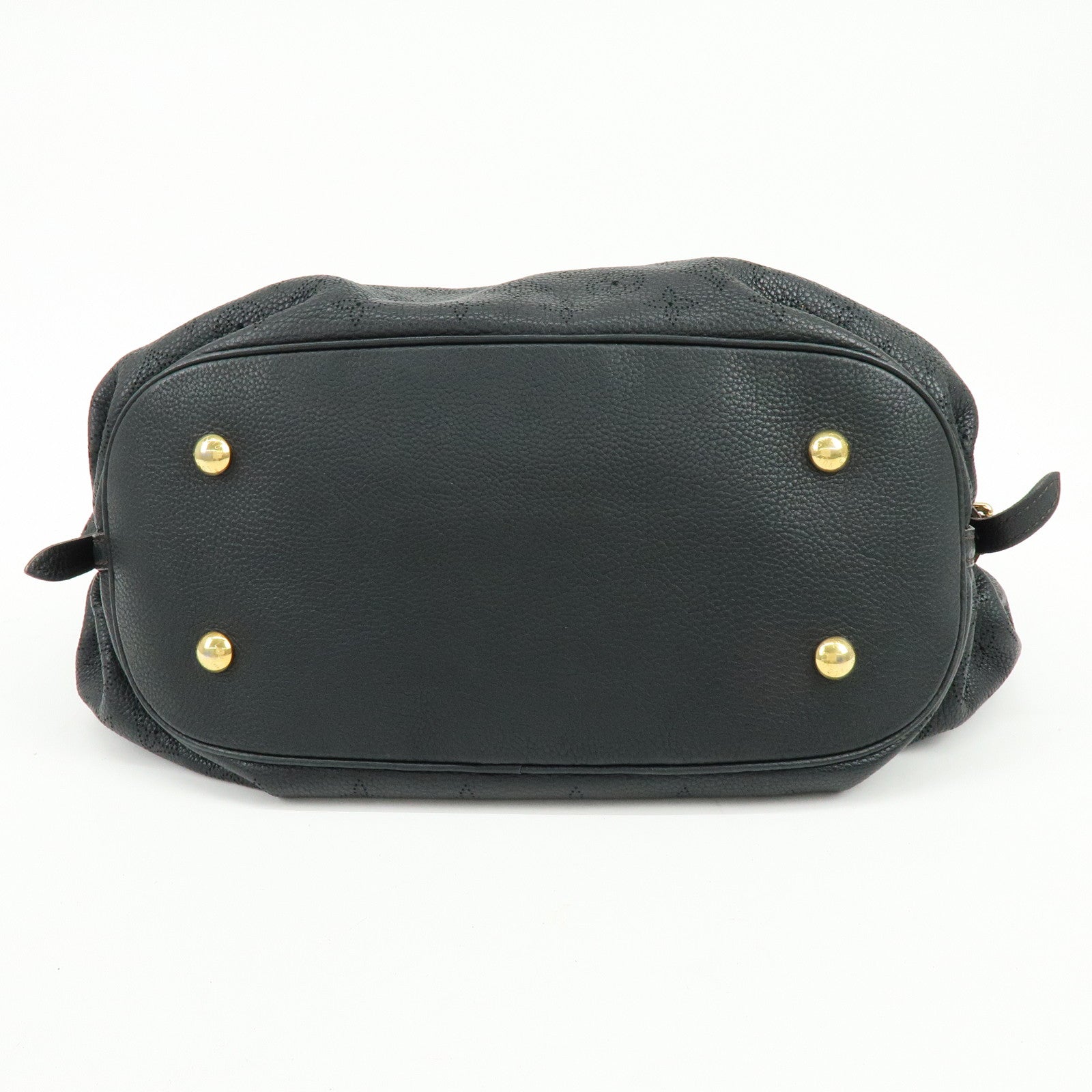 Louis Vuitton Monogram Mahina L Shoulder Bag Hand Bag Noir M95765
